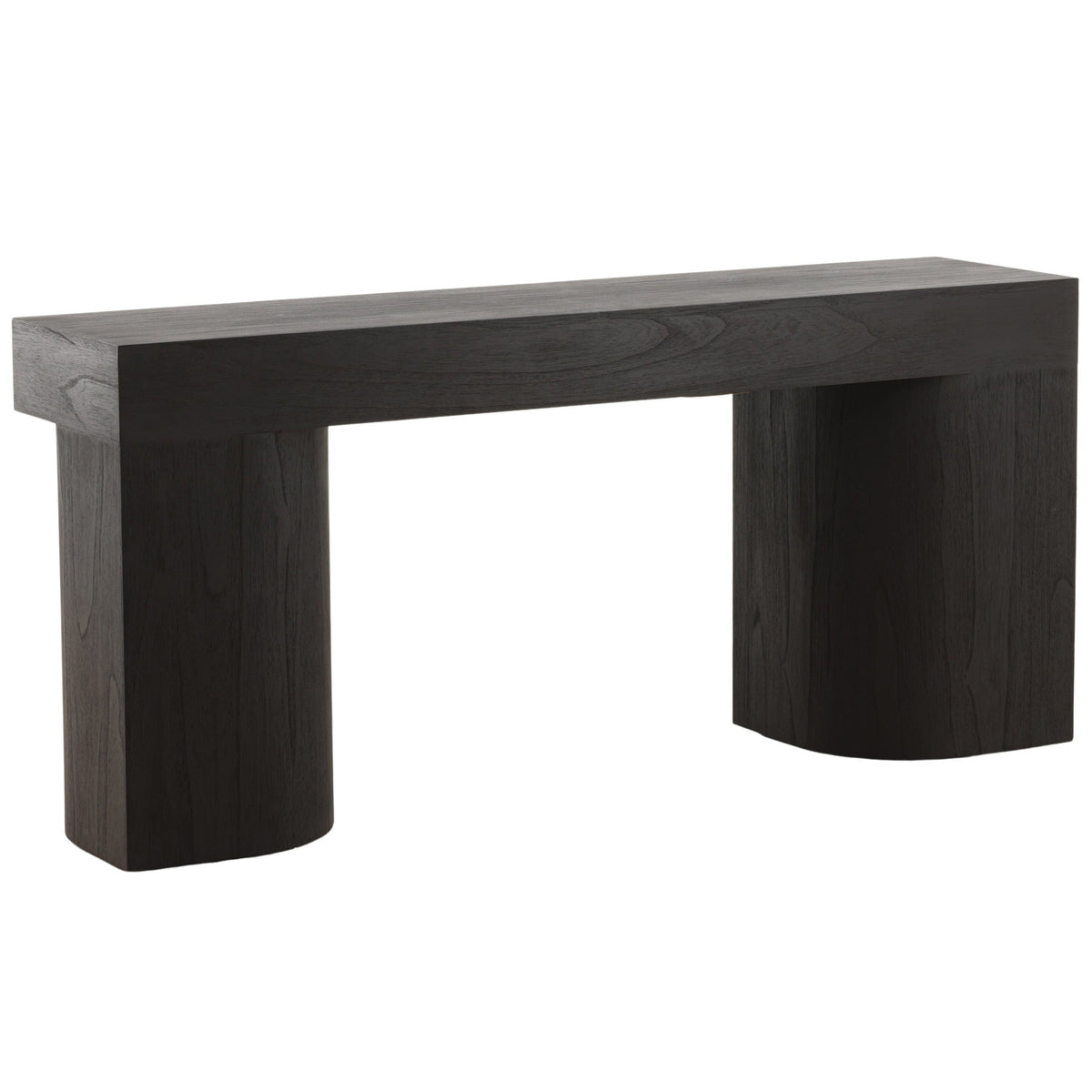 Juna Console Table, Black by Dovetail at Eve Furniture