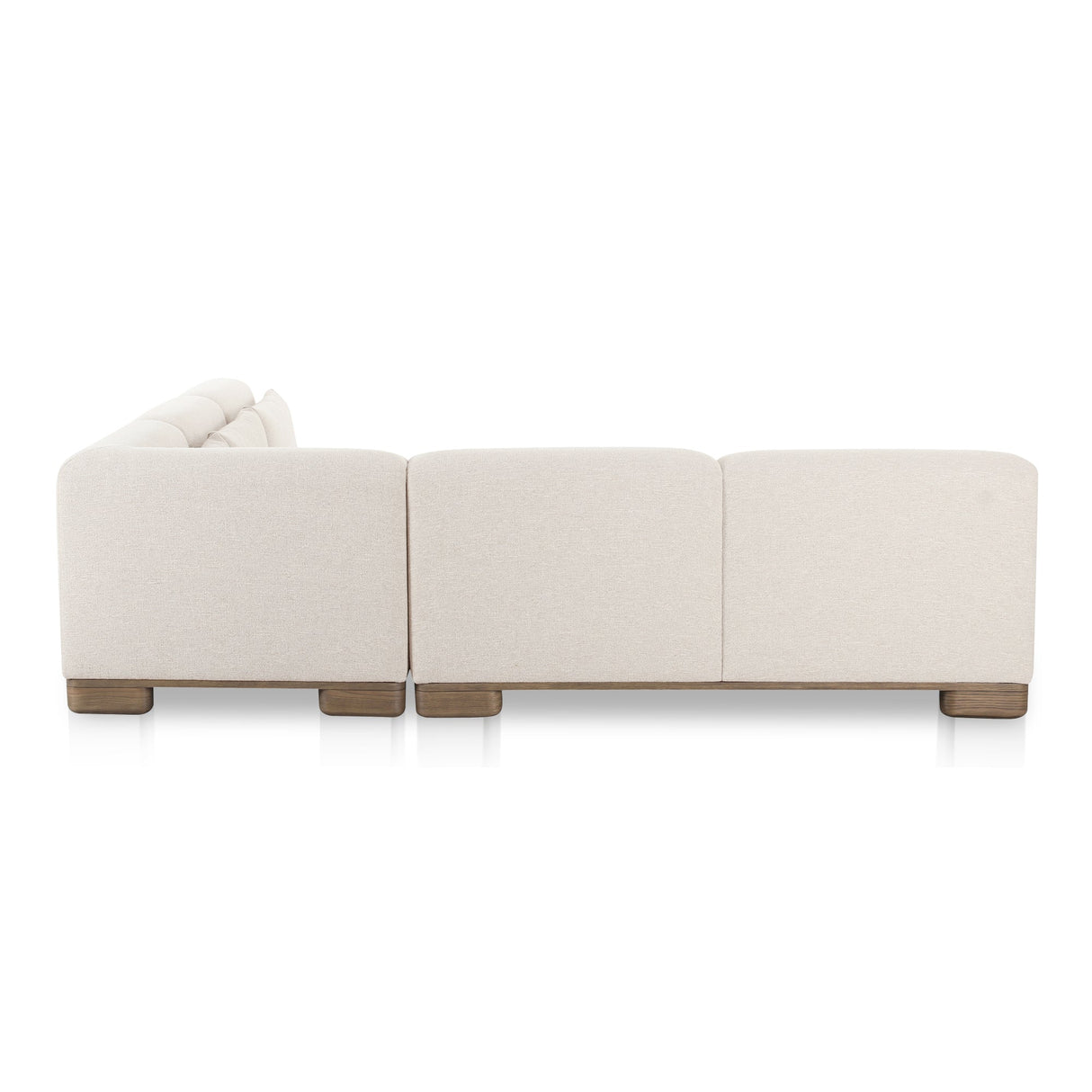 June Oatmeal Corner Modular Sectional by Moe's Home at Eve Furniture