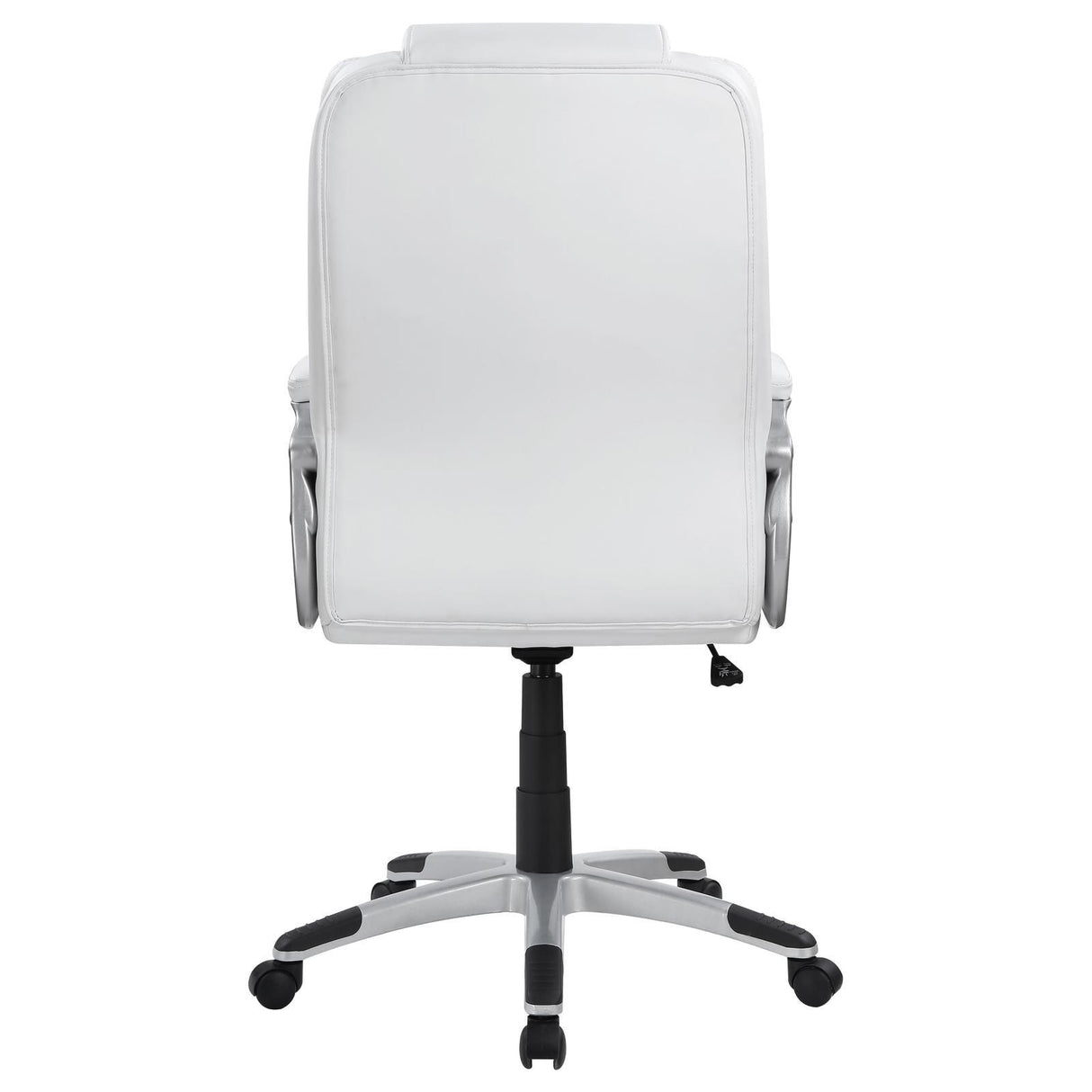 Kaffir White/Silver Adjustable Height Office Chair by Coaster at Eve Furniture