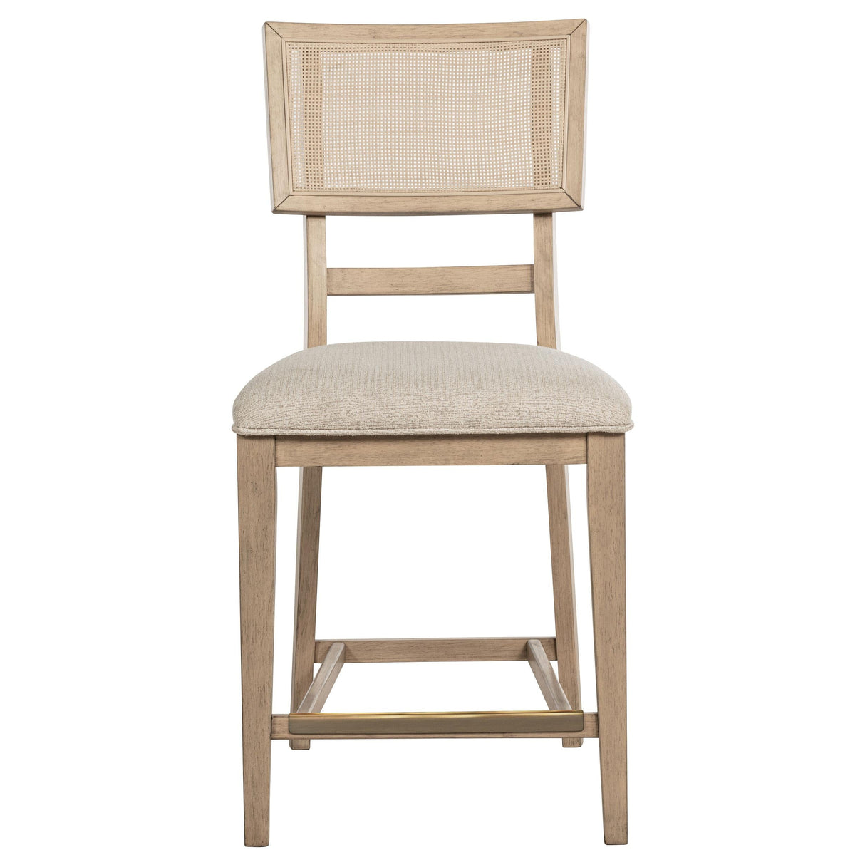 Kailani Radio Weave Cane Counter Dining Side Chair Beige Oak, Set of 2 by Coaster at Eve Furniture