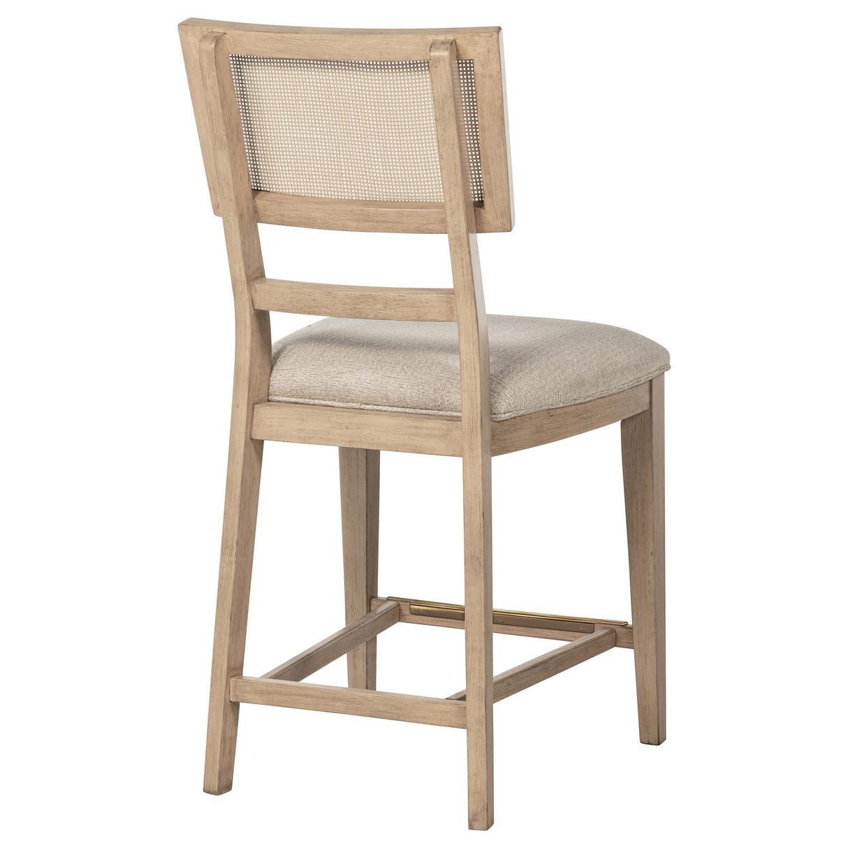 Kailani Radio Weave Cane Counter Dining Side Chair Beige Oak, Set of 2 by Coaster at Eve Furniture