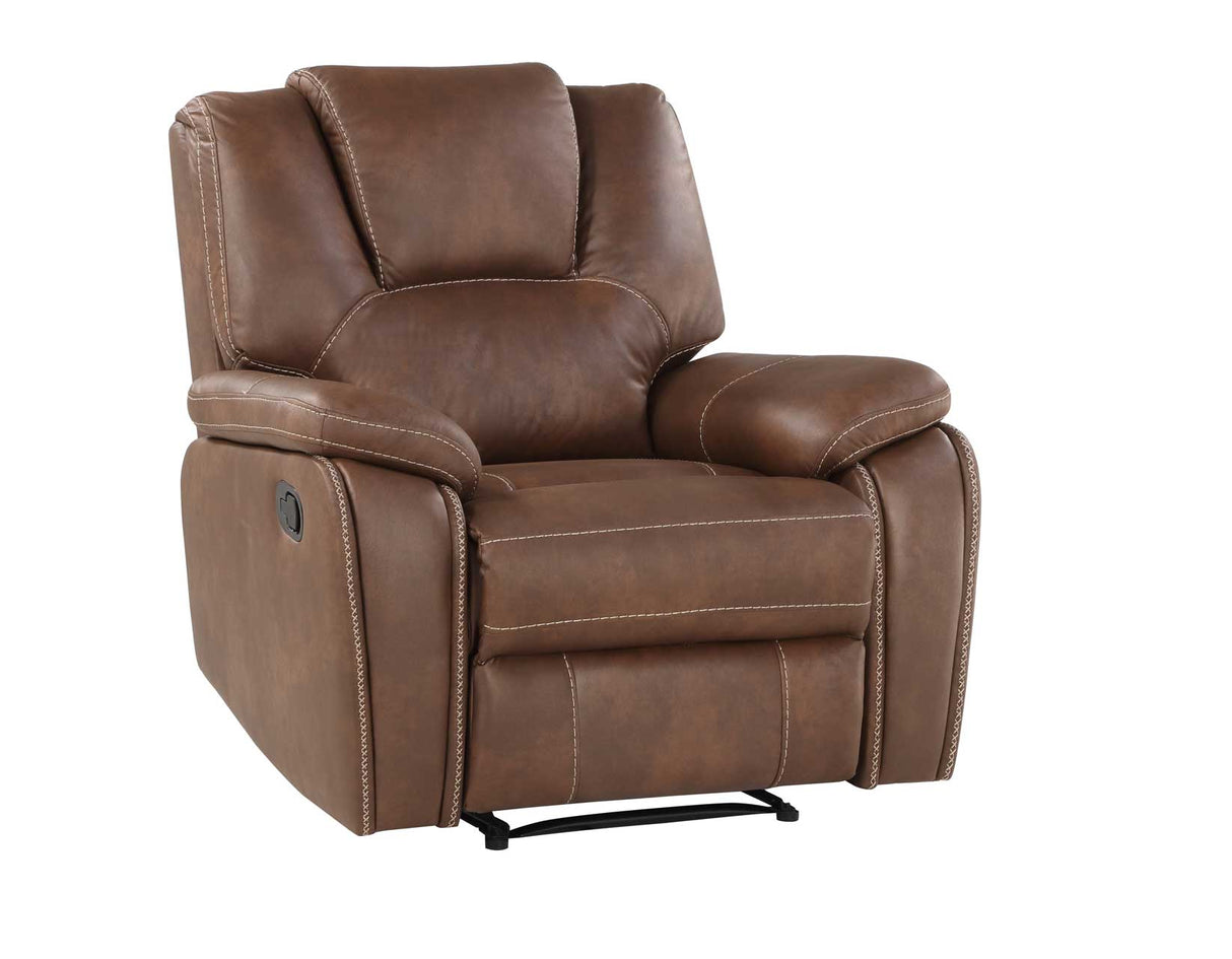 Katrine Brown Manual Recliner by Steve Silver at Eve Furniture