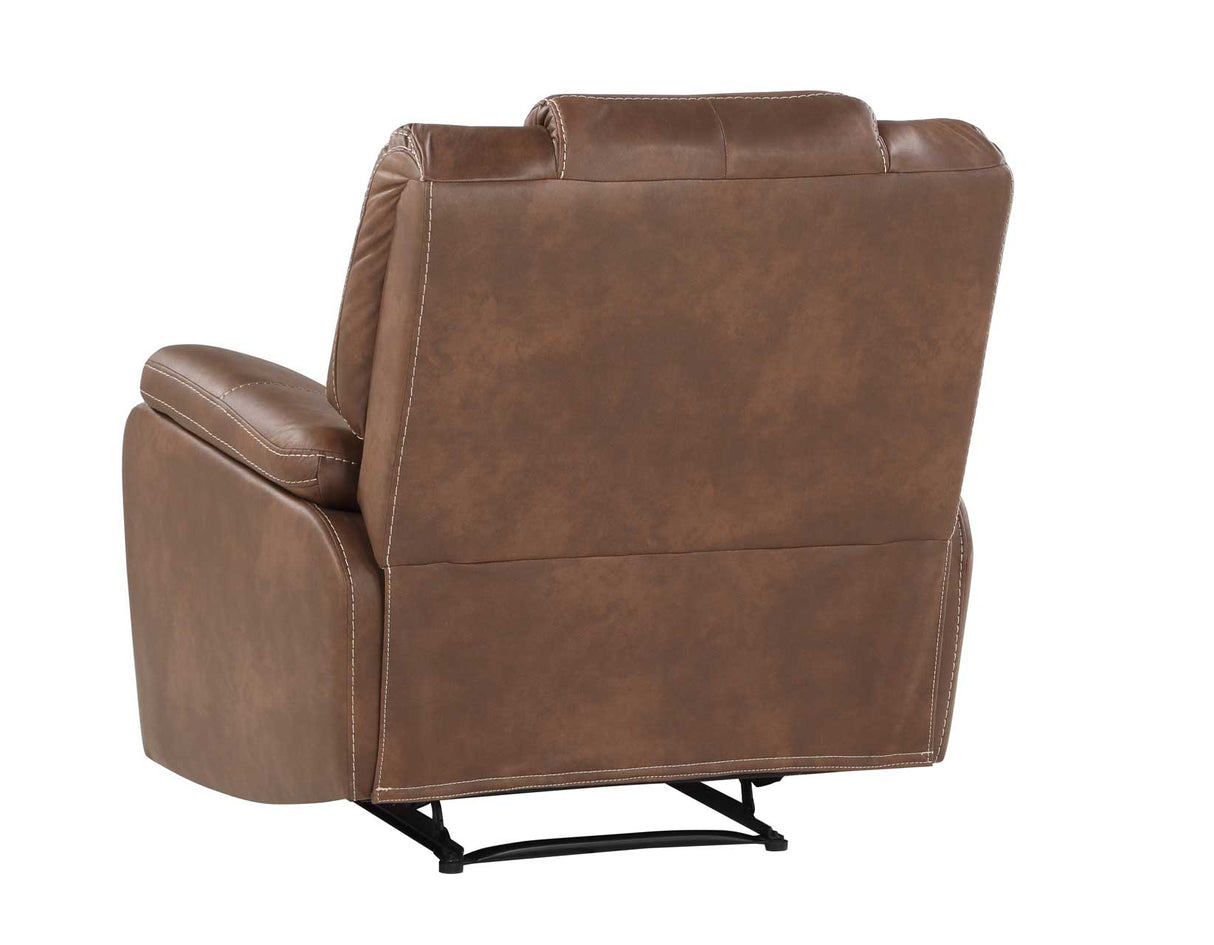 Katrine Brown Manual Recliner by Steve Silver at Eve Furniture
