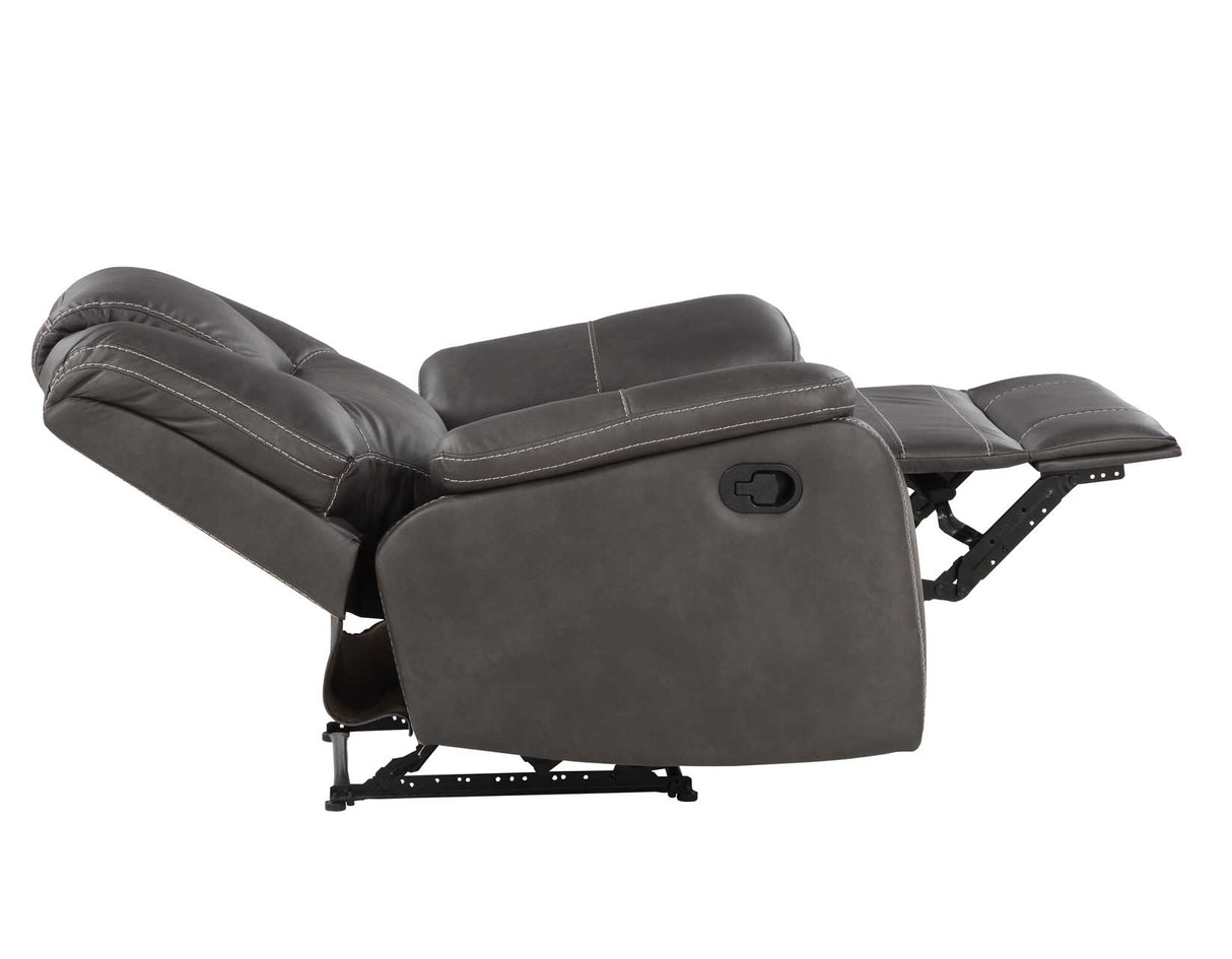 Katrine Charcoal Recliner Chair by Steve Silver at Eve Furniture