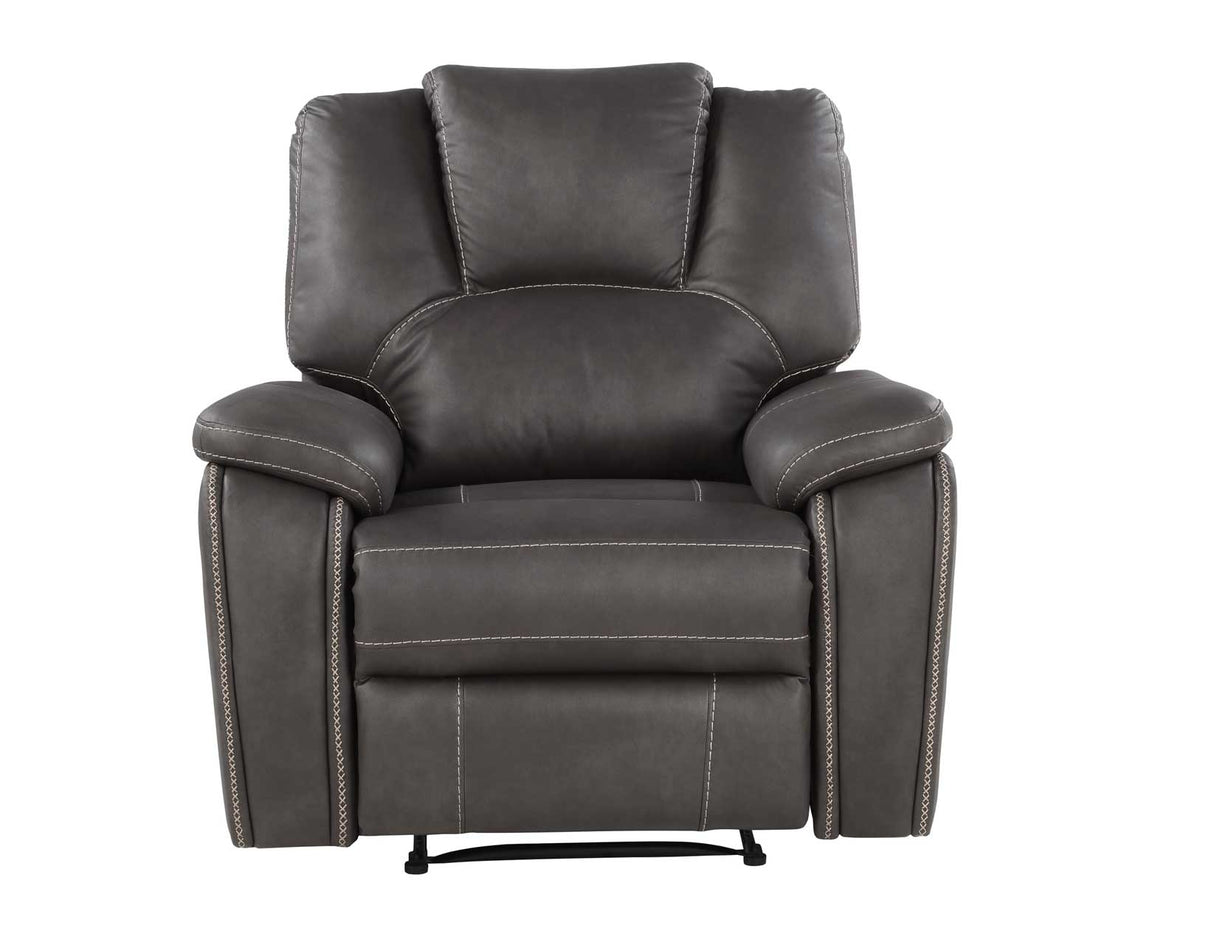 Katrine Charcoal Recliner Chair by Steve Silver at Eve Furniture