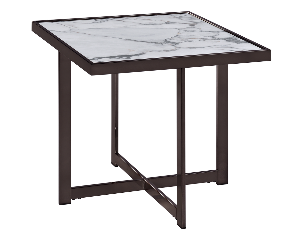 Kayley 3-Piece Sintered Stone Table Set by Steve Silver at Eve Furniture