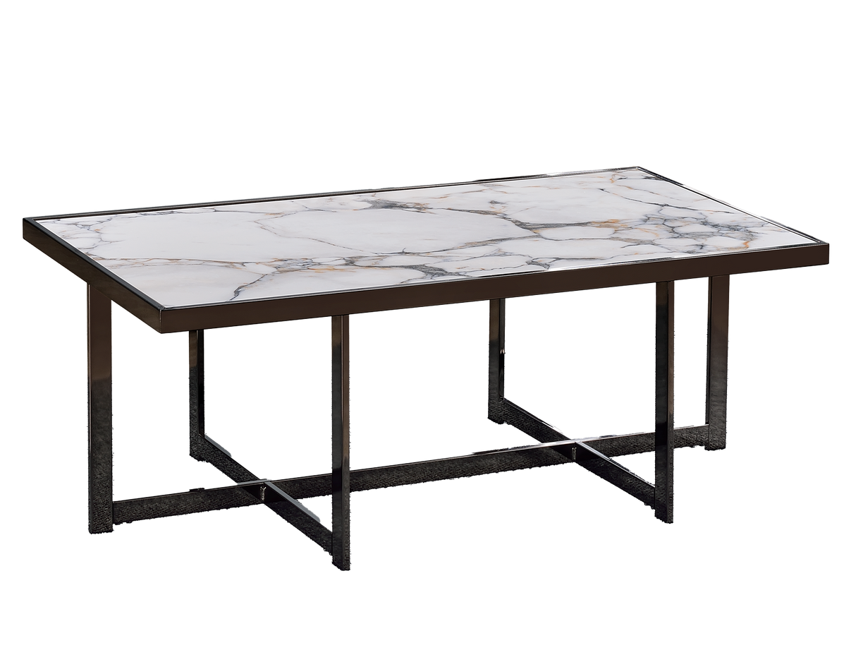 Kayley 3-Piece Sintered Stone Table Set by Steve Silver at Eve Furniture