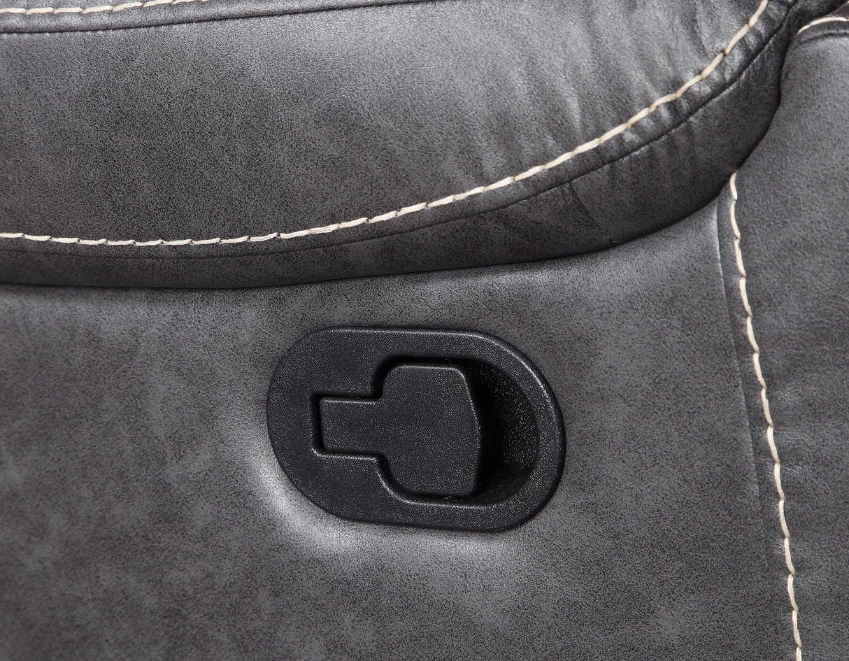 Keily Gray 3-Piece Manual Reclining Set by Steve Silver at Eve Furniture