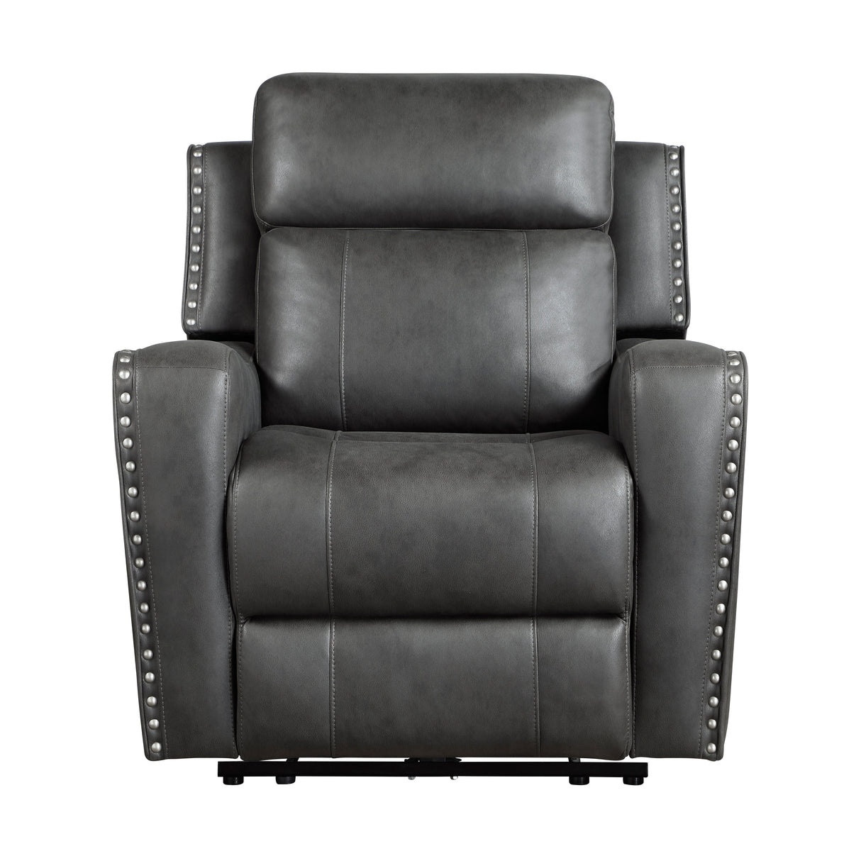Kellen Smoky Gray Power Reclining Chair by Homelegance at Eve Furniture