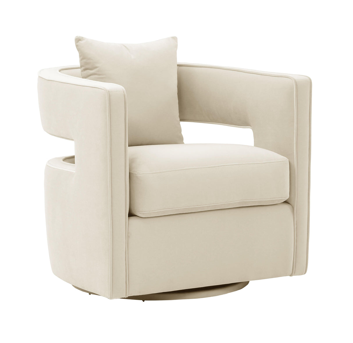 Kennedy Velvet Swivel Accent Chair by TOV Furniture at Eve Furniture