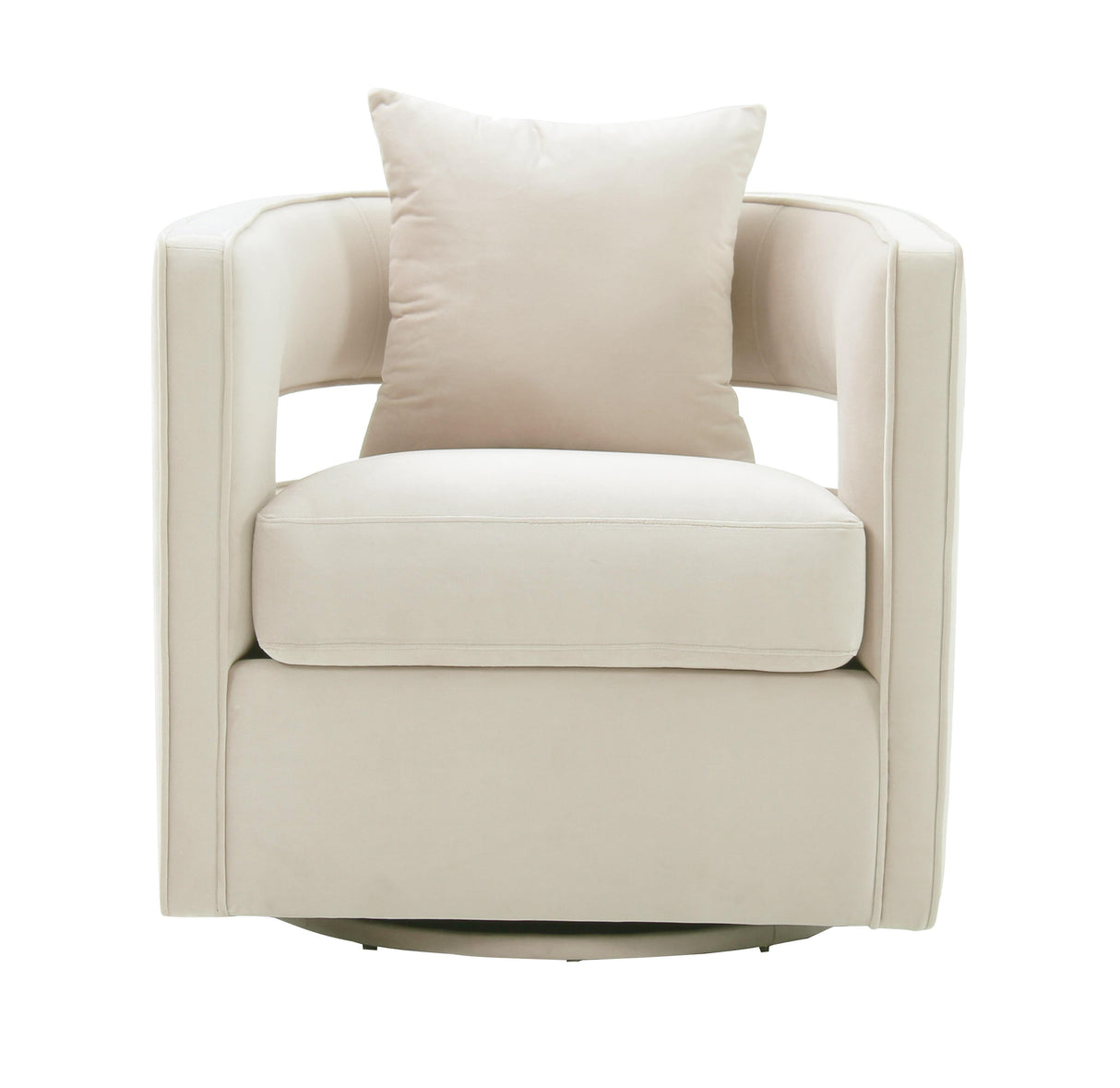 Kennedy Velvet Swivel Accent Chair by TOV Furniture at Eve Furniture