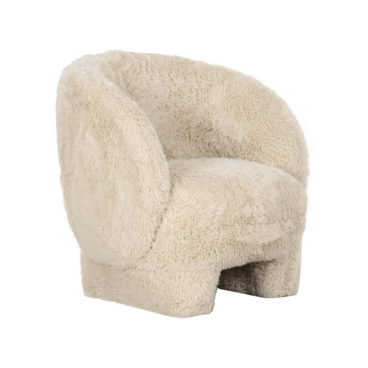 Kiki Vegan Shearling Accent Chair by TOV Furniture at Eve Furniture