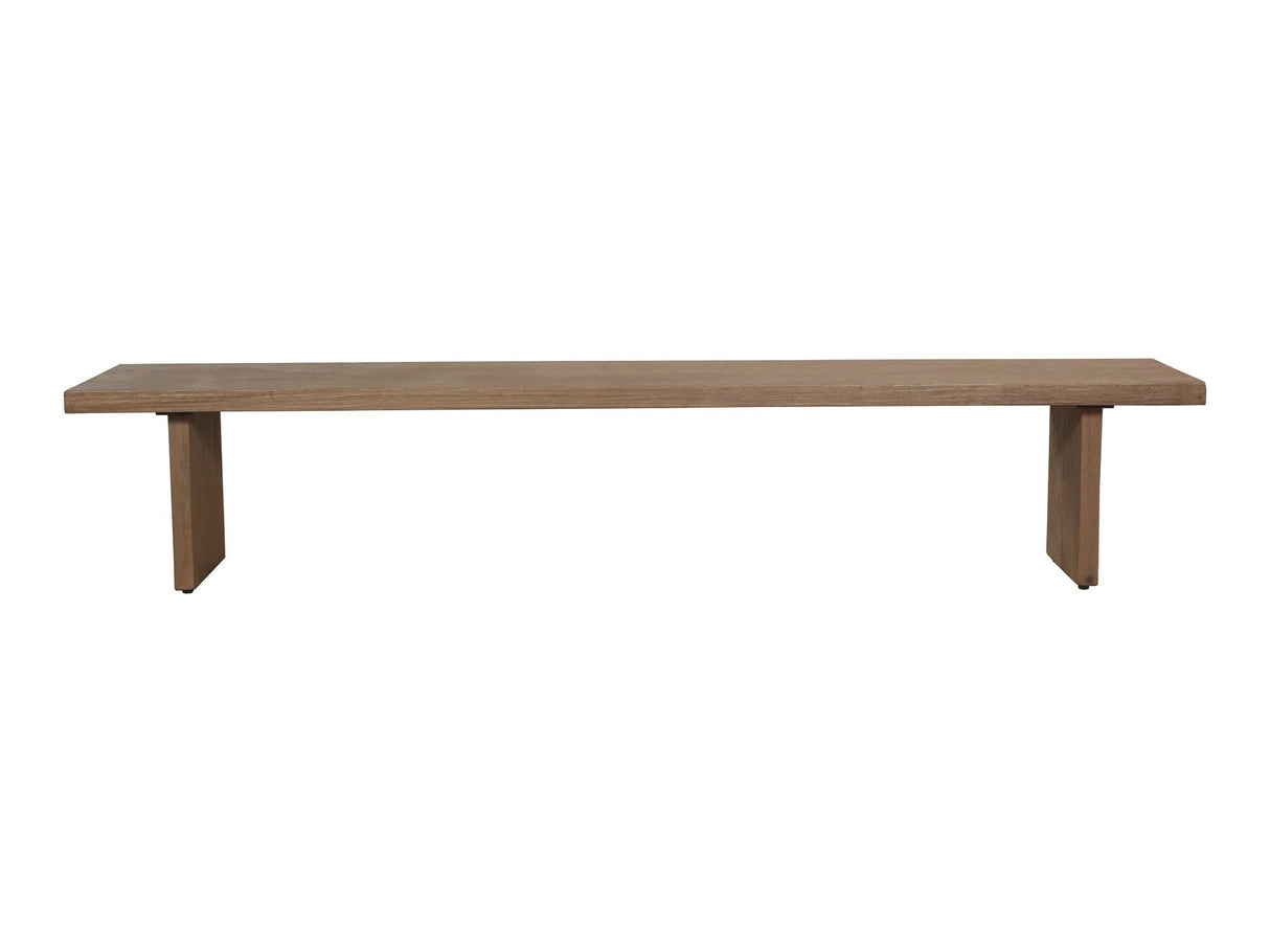 Koshi Sandblasted Amber Oak Bench by Moe's Home at Eve Furniture