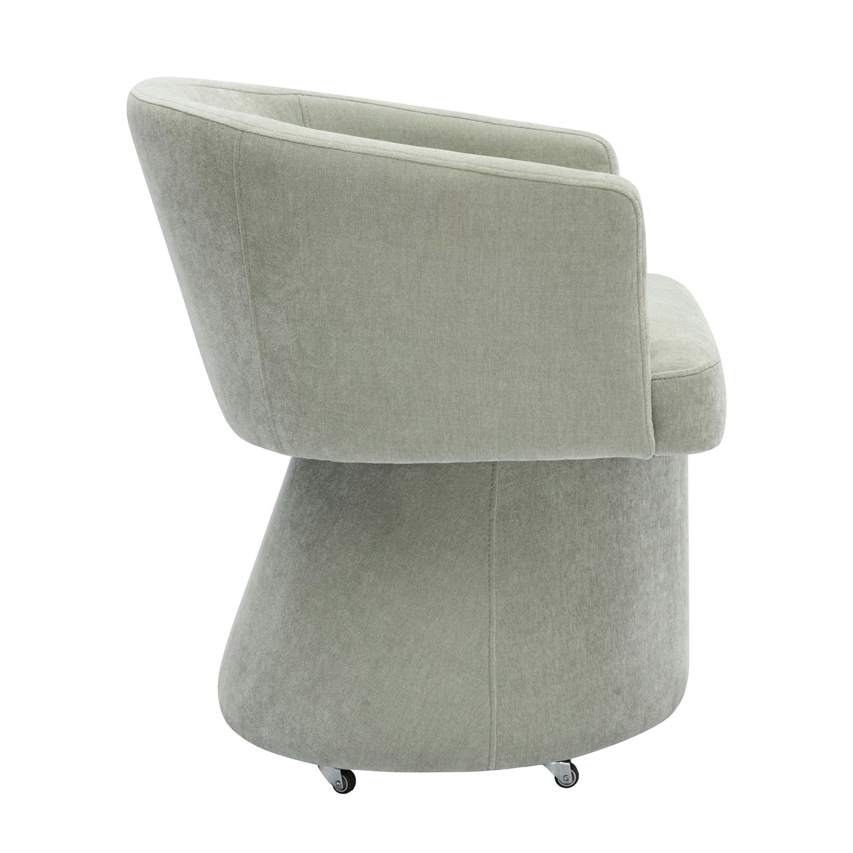 Kristen Upcycled Chenille Rolling Desk Chair by TOV Furniture at Eve Furniture