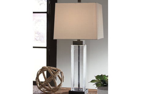 Alvaro Clear/Bronze Finish Table Lamp, Set of 2