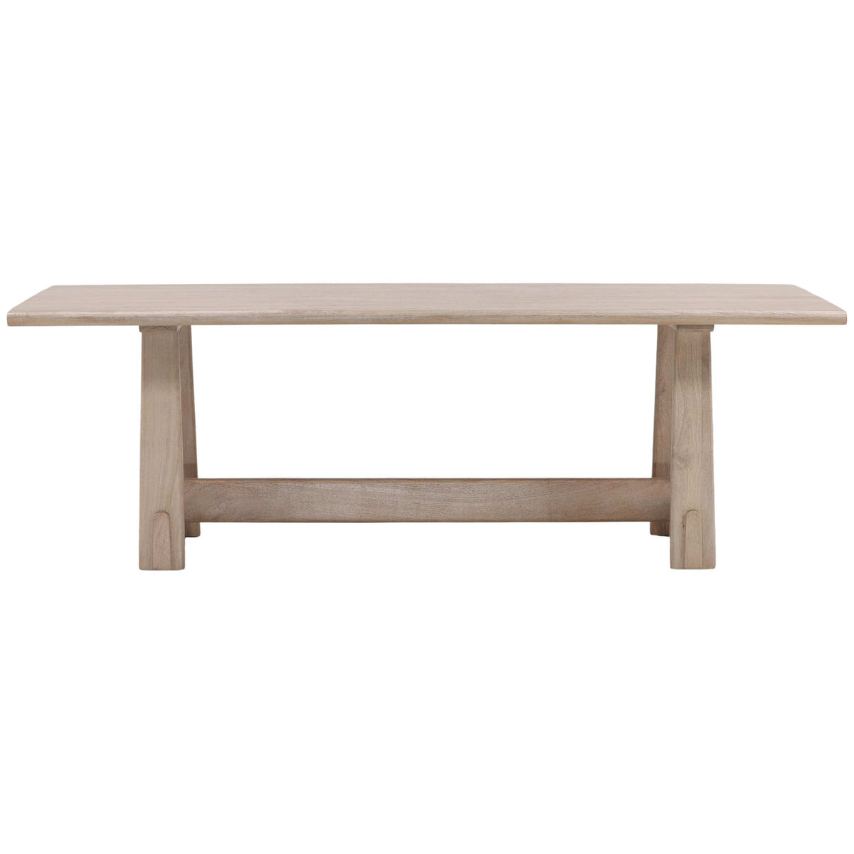 Lachlan Dining Table, Light Natural by Dovetail at Eve Furniture