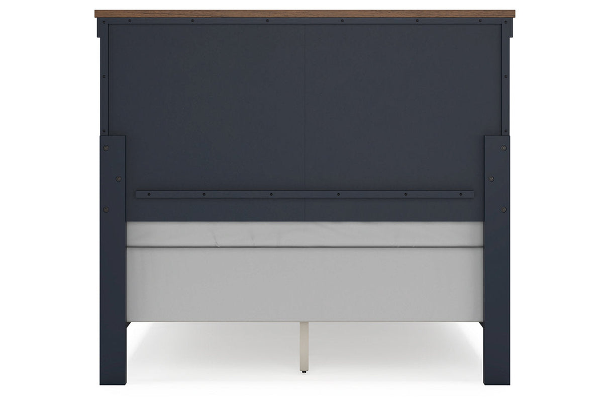 Landocken Brown/Blue Youth Panel Bedroom Set by Ashley at Eve Furniture