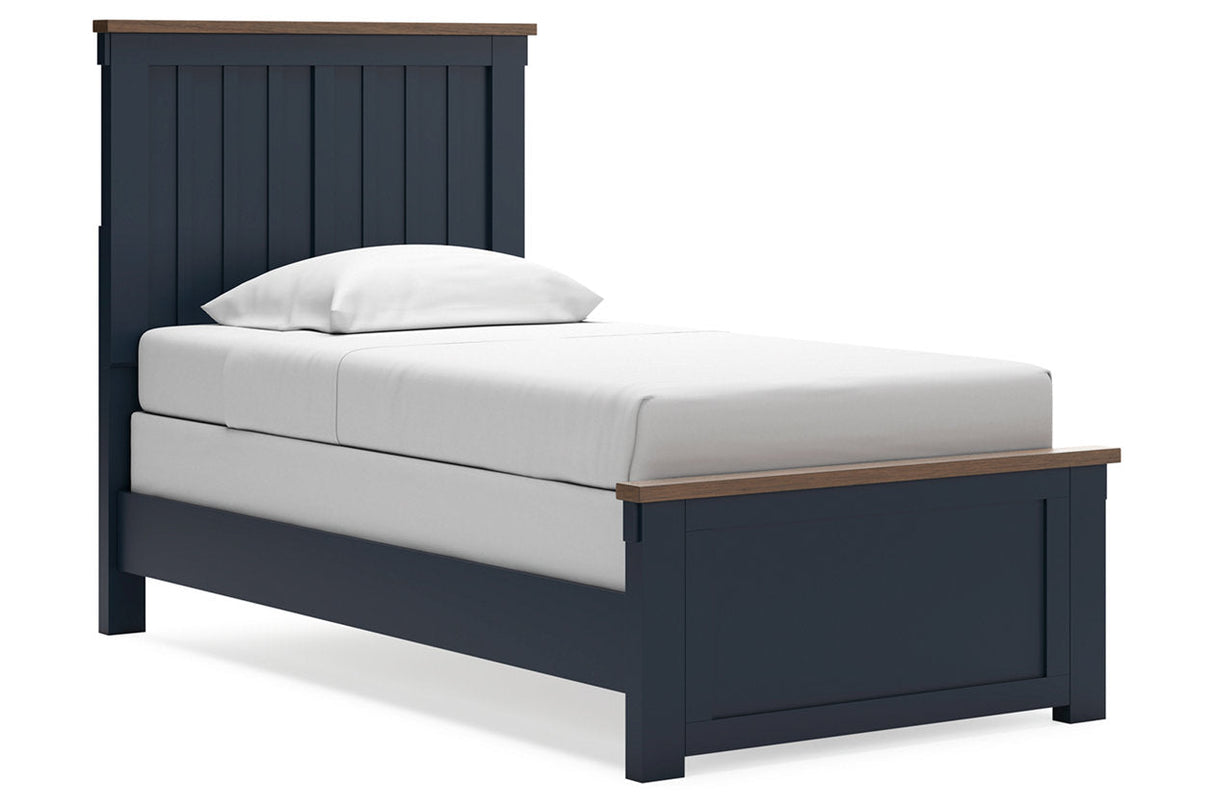 Landocken Brown/Blue Youth Panel Bedroom Set by Ashley at Eve Furniture