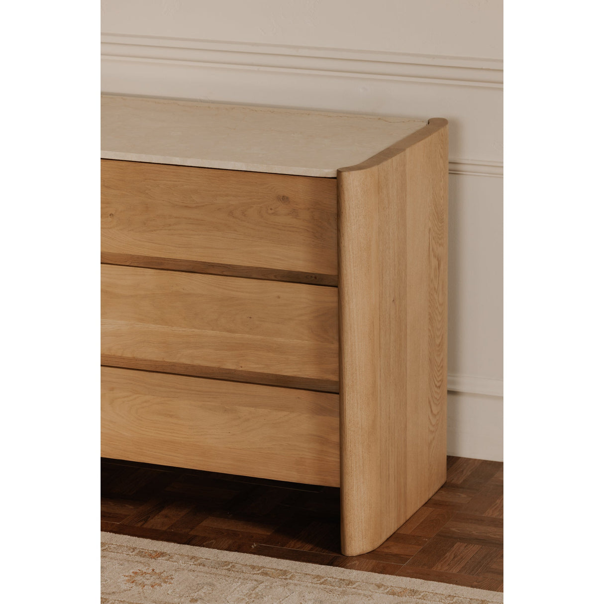 Lane Natural 6 Drawer Dresser by Moe's Home at Eve Furniture