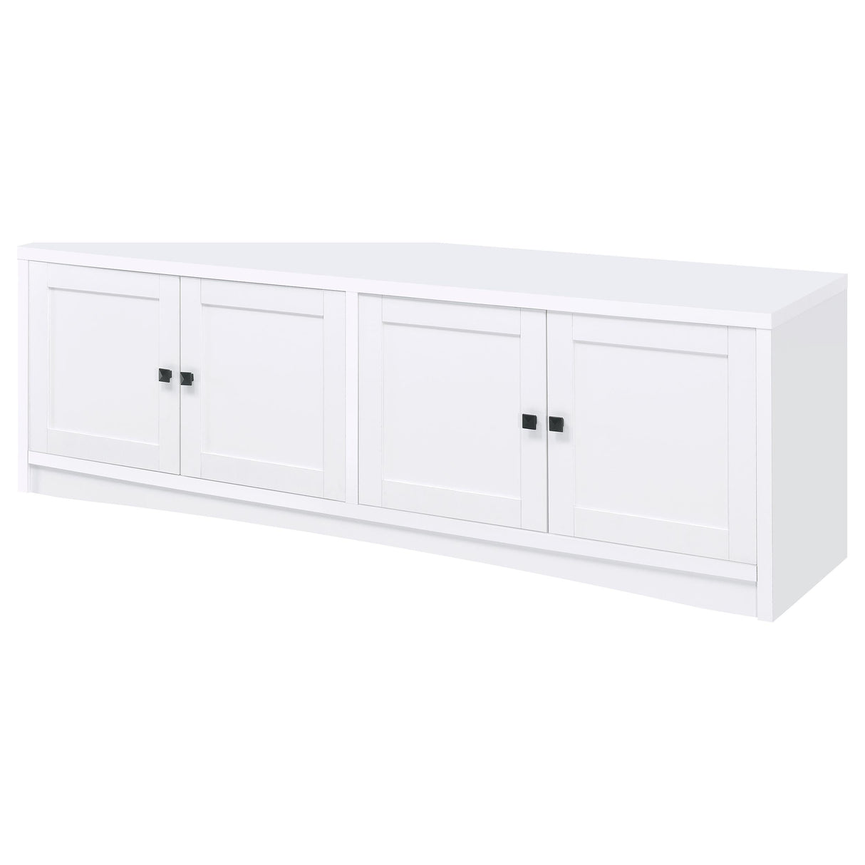 Laughlin White 3-Piece Entertainment Center TV Stand by Coaster at Eve Furniture