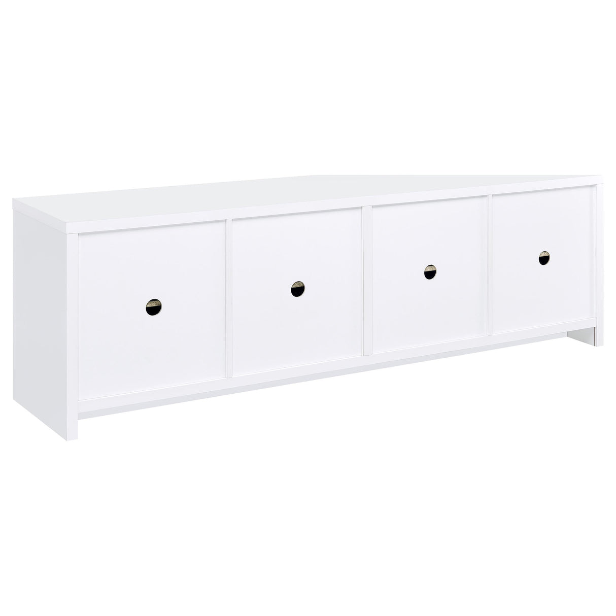 Laughlin White 3-Piece Entertainment Center TV Stand by Coaster at Eve Furniture