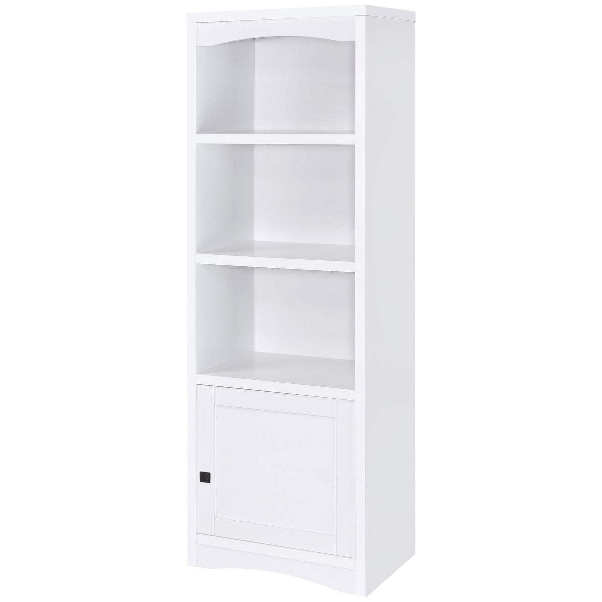 Laughlin White 3-shelf Engineered Wood Media Tower by Coaster at Eve Furniture