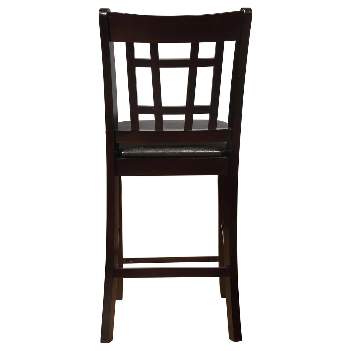 Lavon Black/Espresso Upholstered Counter Height Stools, Set of 2 by Coaster at Eve Furniture