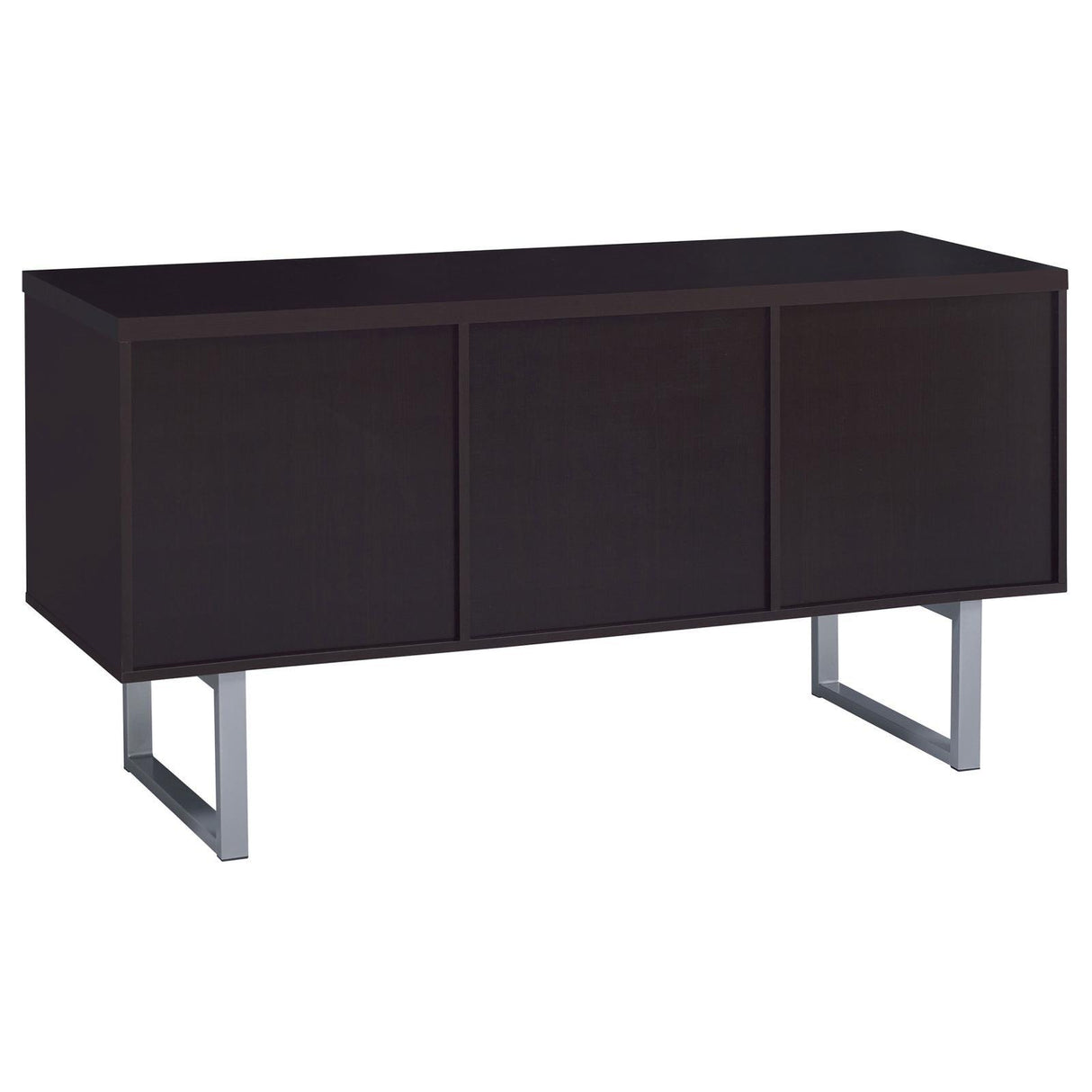 Lawtey Cappuccino 5-Drawer Credenza with Adjustable Shelf by Coaster at Eve Furniture
