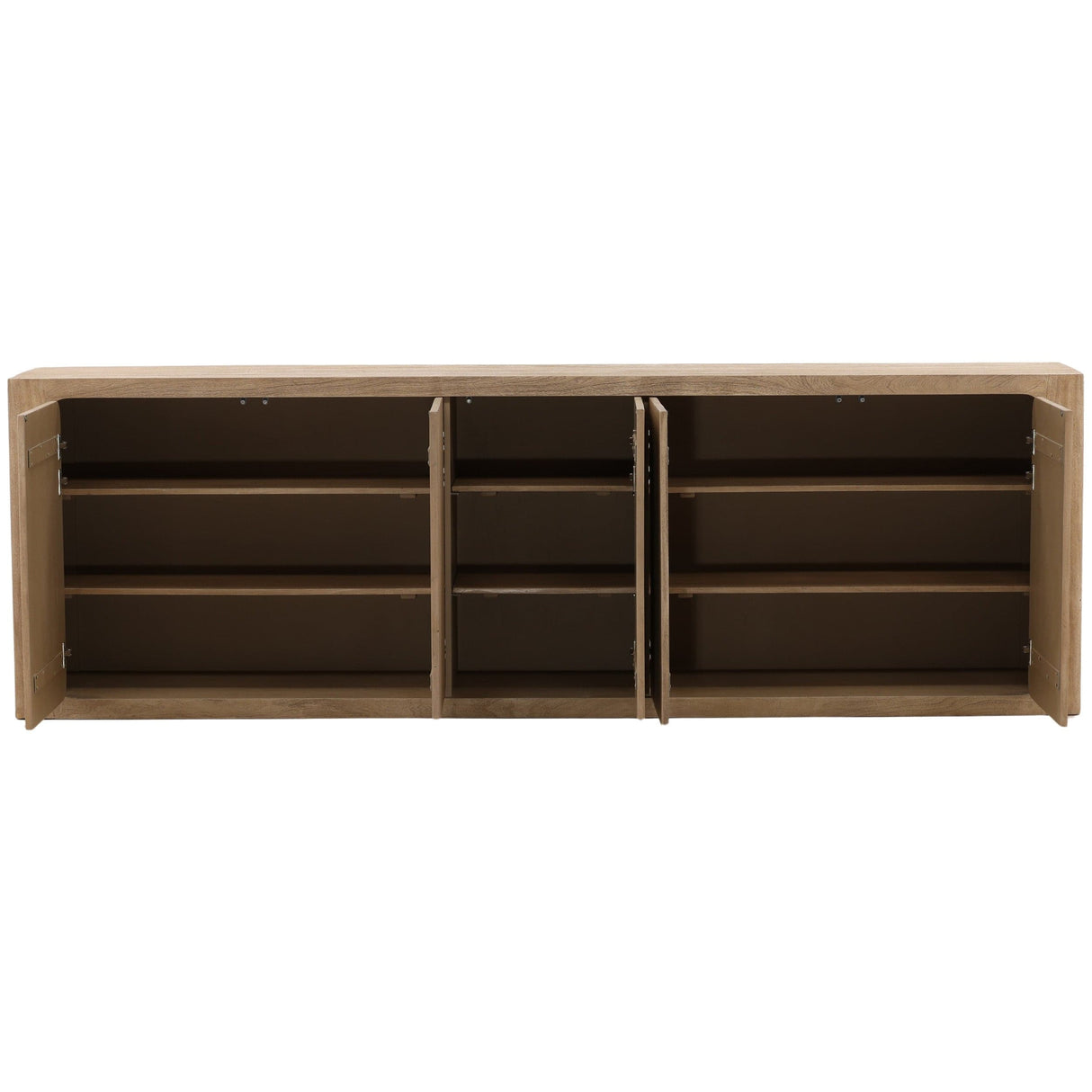Leandra Sideboard, Natural by Dovetail at Eve Furniture
