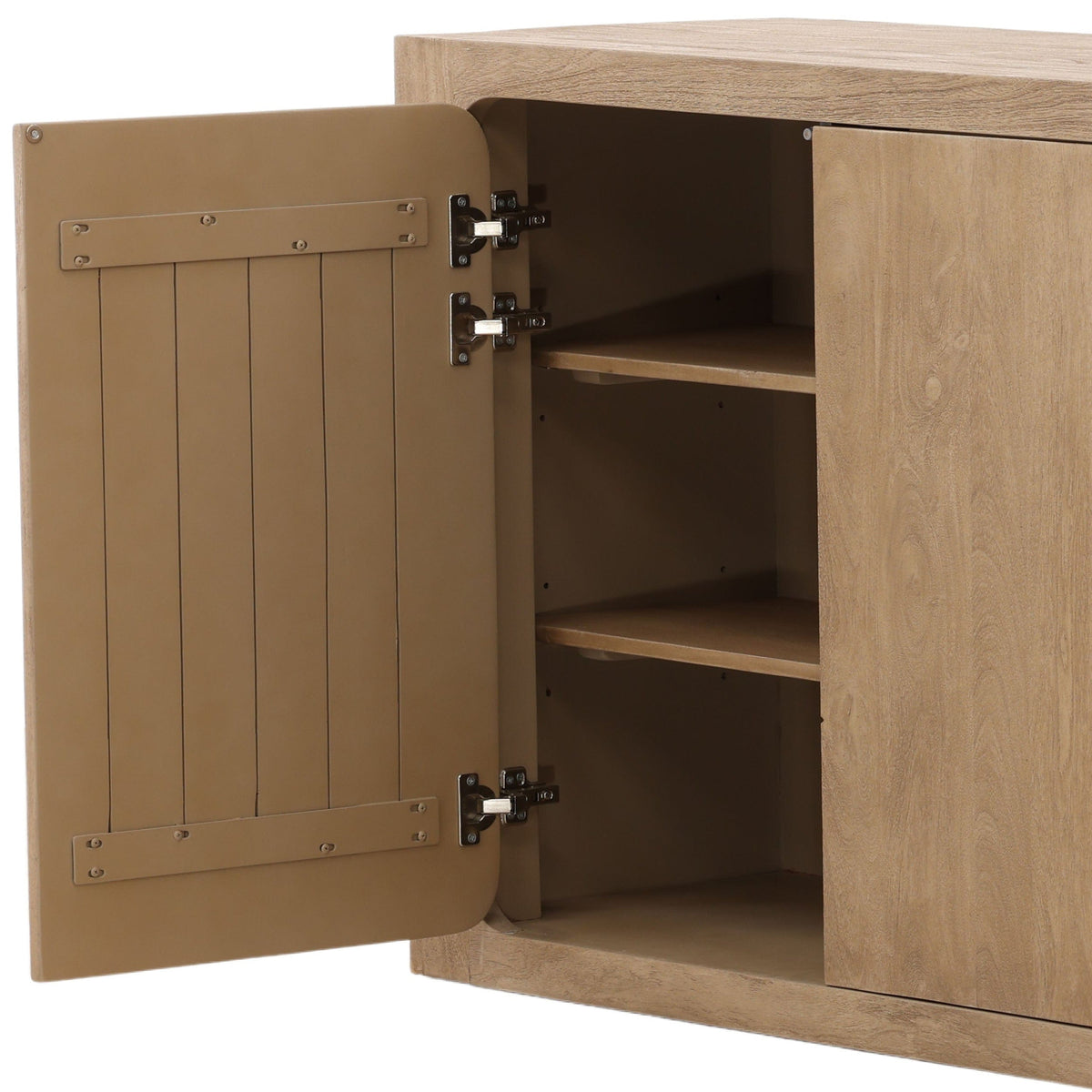 Leandra Sideboard, Natural by Dovetail at Eve Furniture