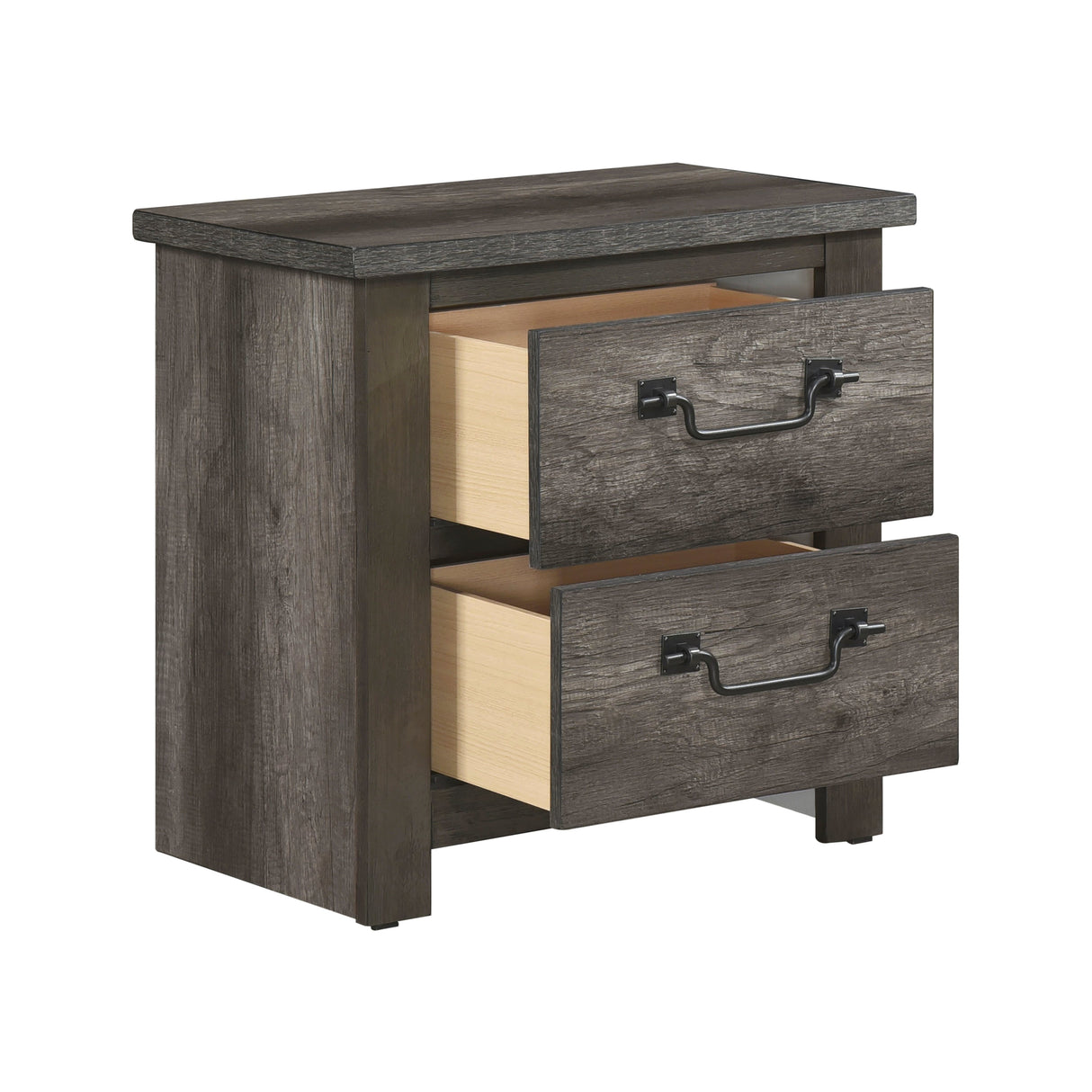 Lenior Gray Nightstand by Homelegance at Eve Furniture