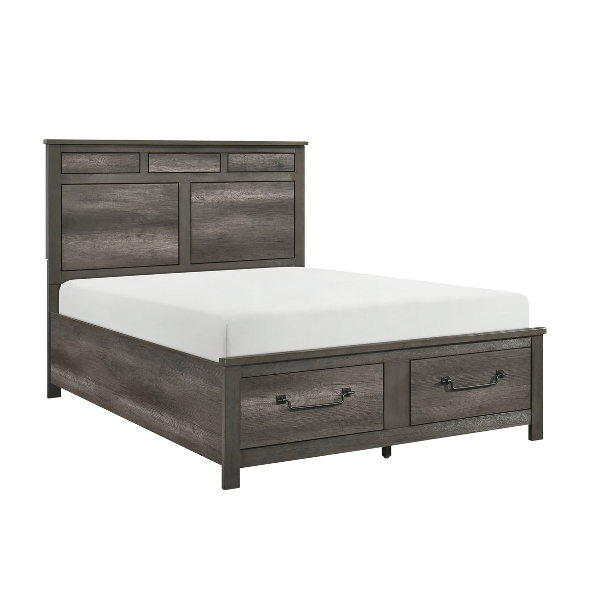 Lenior Gray Queen Storage Platform Bed by Homelegance at Eve Furniture