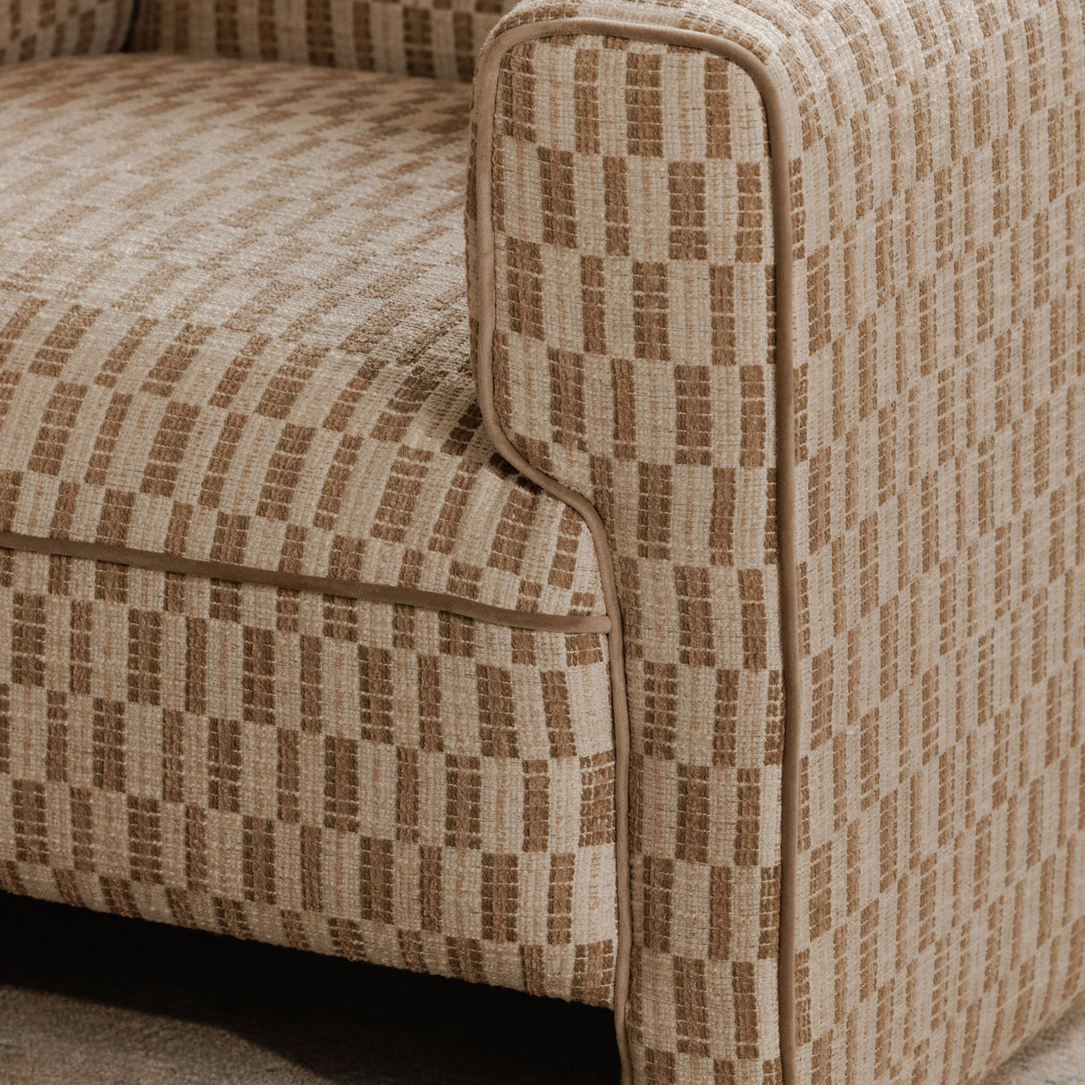 Leo Taupe Accent Chair by Moe's Home at Eve Furniture