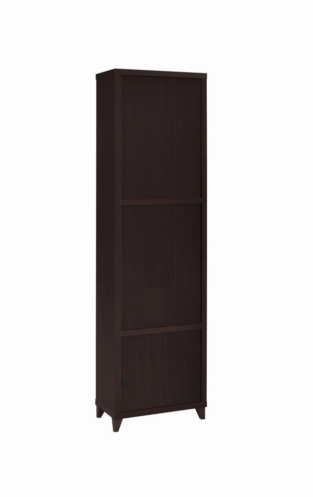 Lewes Cappuccino 2-Drawer Media Tower by Coaster at Eve Furniture