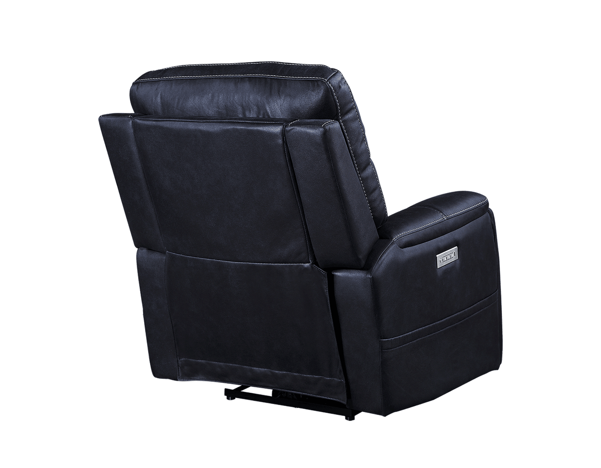 Lexington Ocean Blue Triple-Power Media Recliner by Steve Silver at Eve Furniture
