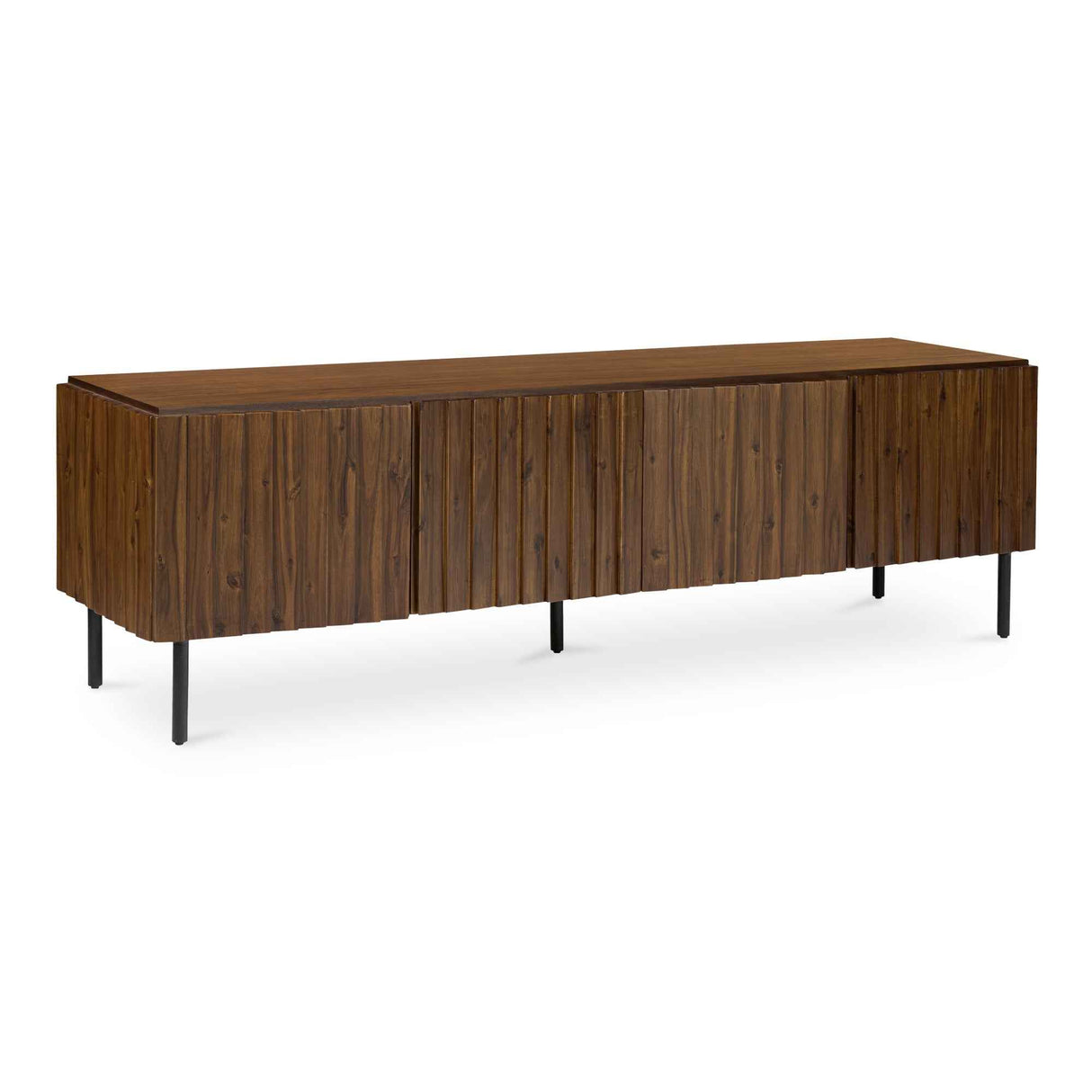 Lincoln Brown Media Cabinet by Moe's Home at Eve Furniture