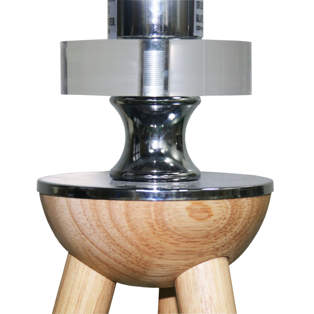 Lirios Three Legged Wooden Strip Floor Lamp - Natural by Ashcroft Imports at Eve Furniture