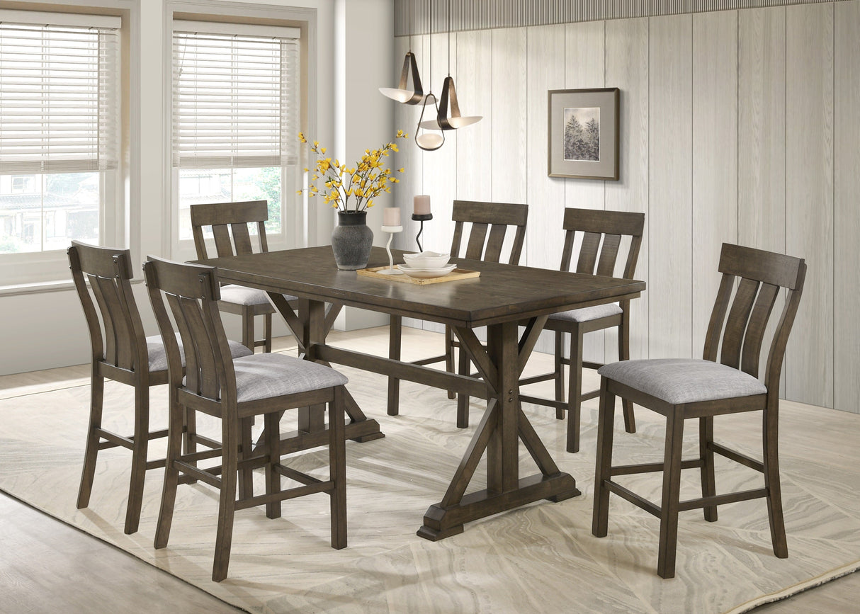 Lloyd Brown Counter Height Table by Crown Mark at Eve Furniture