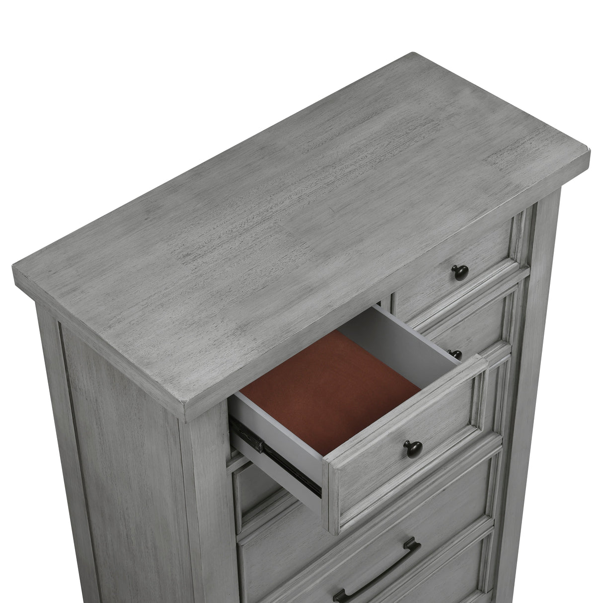 Logandale Antique Gray Chest by Homelegance at Eve Furniture
