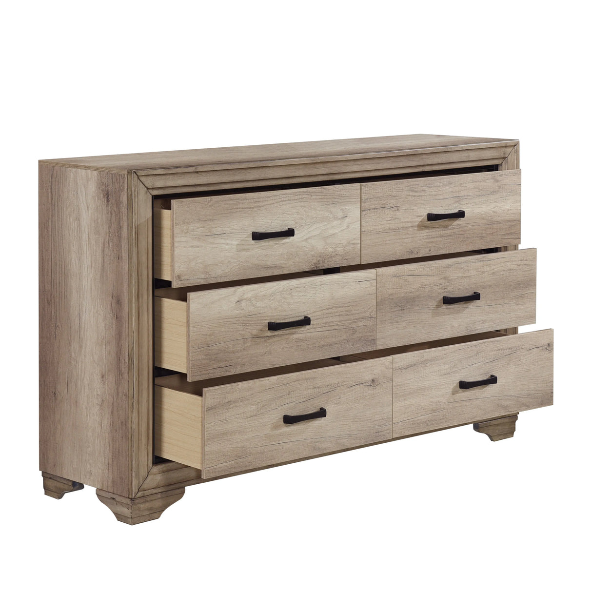Lonan Natural Dresser by Homelegance at Eve Furniture