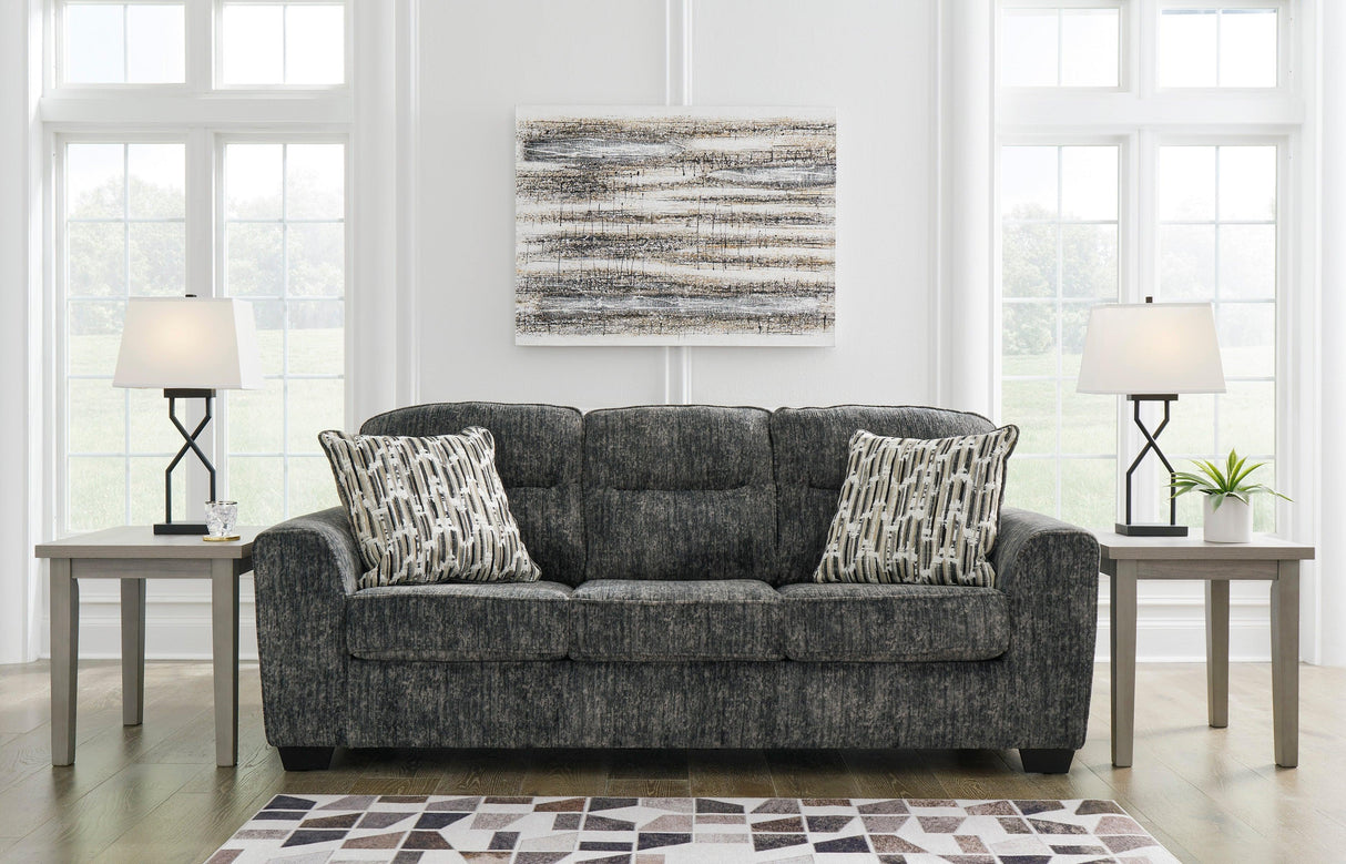 Lonoke Gunmetal Living Room Set by Ashley at Eve Furniture
