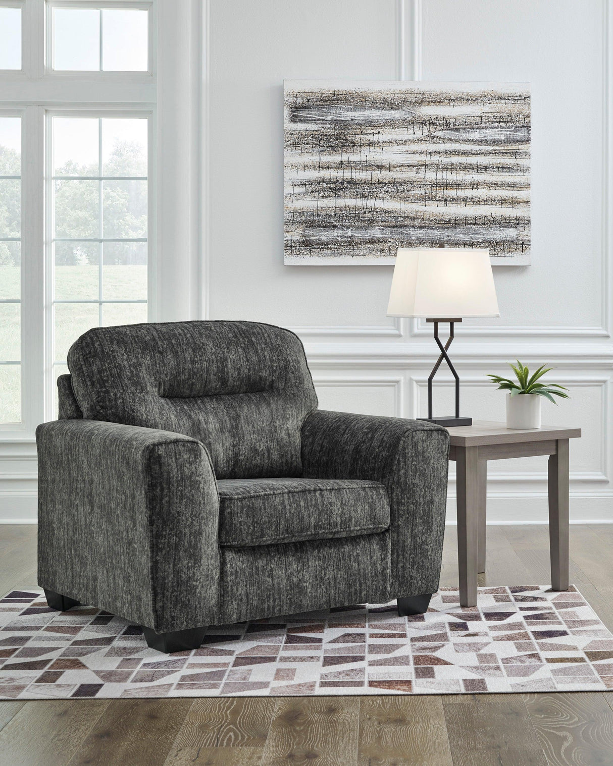 Lonoke Gunmetal Living Room Set by Ashley at Eve Furniture