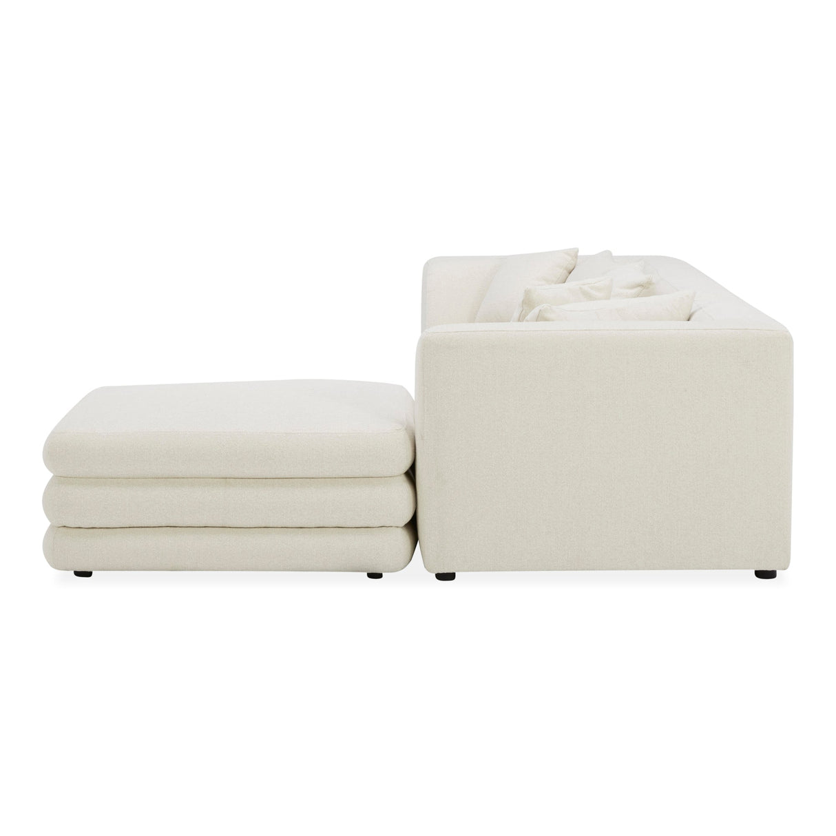 Lowtide Warm White Lounge Modular Sectional by Moe's Home at Eve Furniture