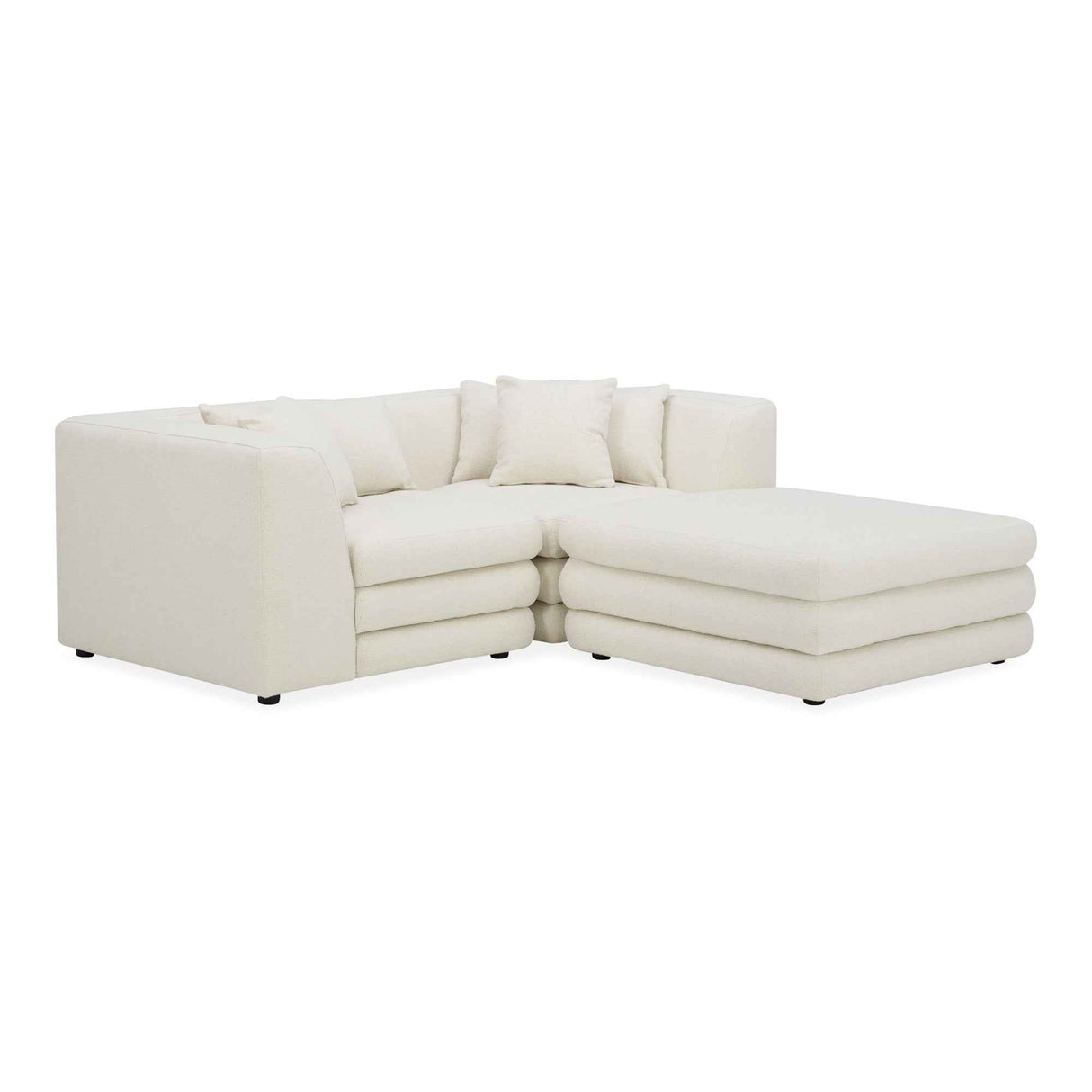 Lowtide Warm White Nook Modular Sectional