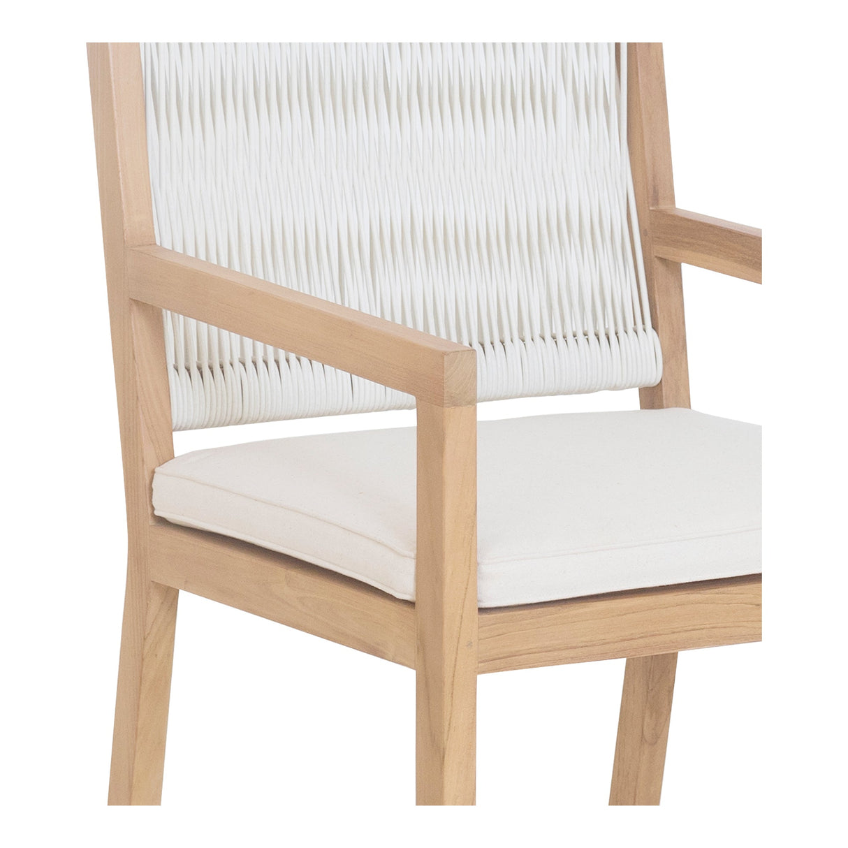 Luce Natural Outdoor Dining Chair by Moe's Home at Eve Furniture