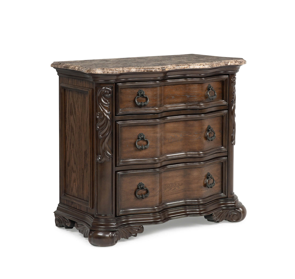 Ludwig Brown Nightstand by Crown Mark at Eve Furniture