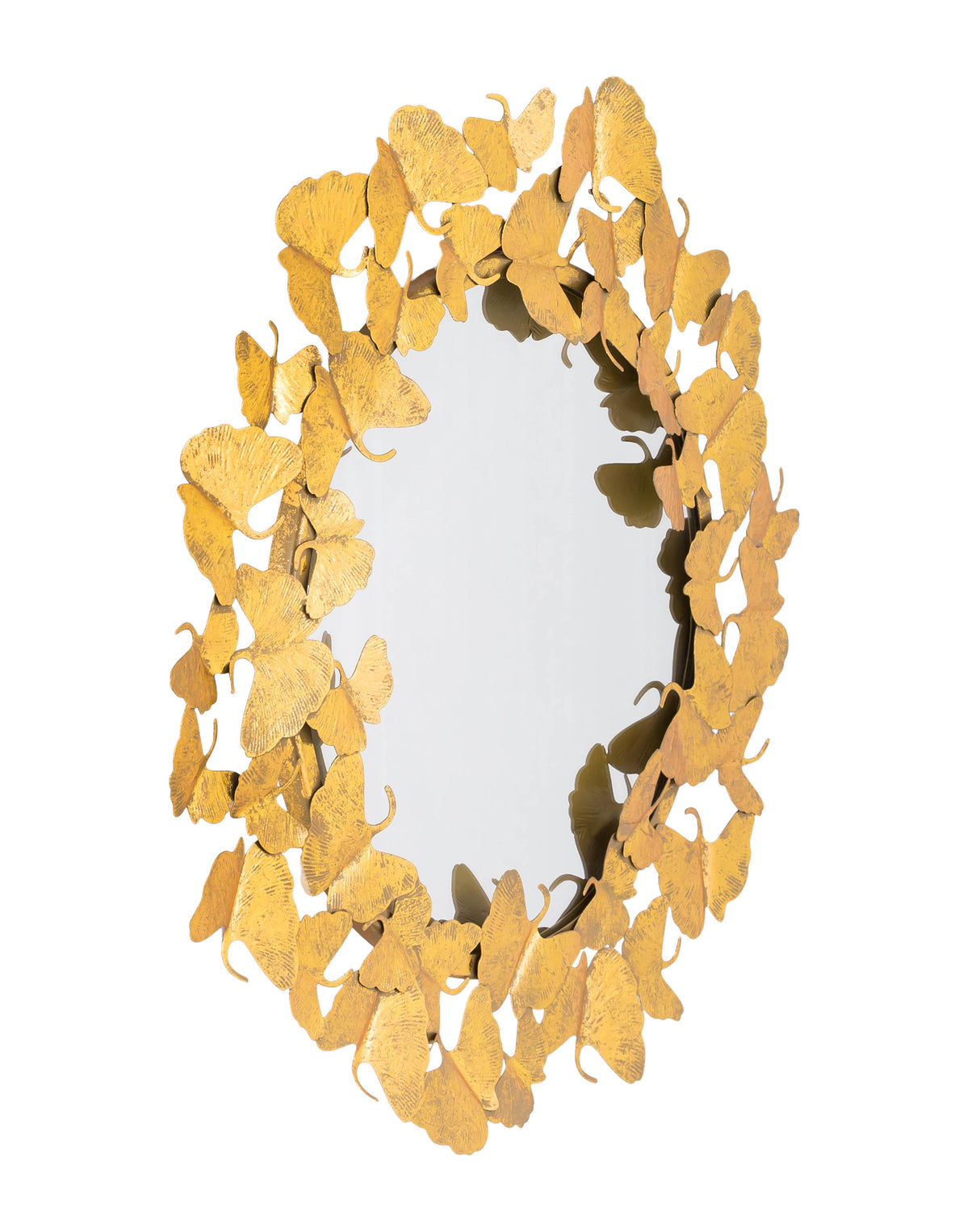 Lyrical Gold Wall Mirror by TOV Furniture at Eve Furniture