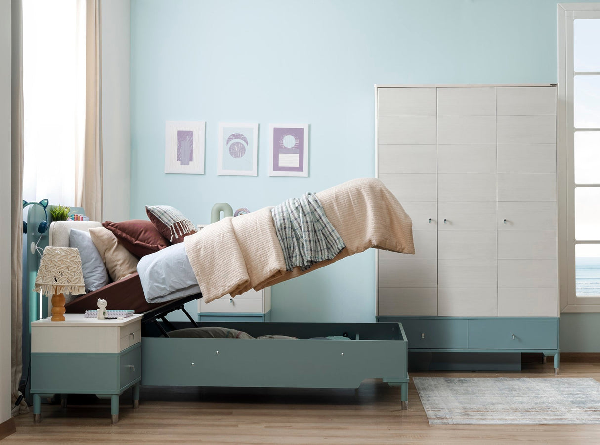 Marin Kids Room Set (Twin Bed & Study Desk & Nightstand) by Furnia at Eve Furniture