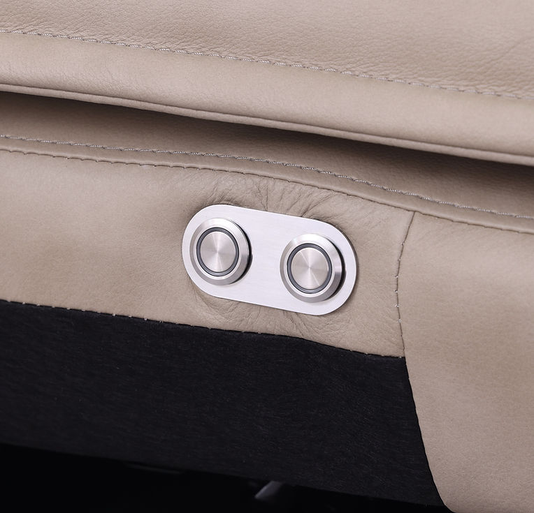 Sierra Beige 5-Piece Reclining Sectional by New Era Innovations at Eve Furniture