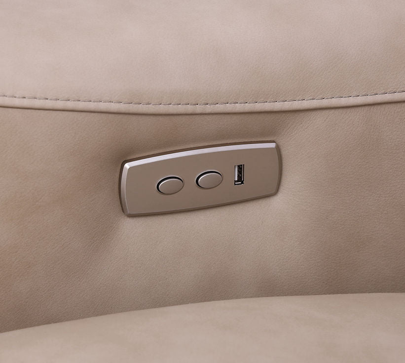 Sierra Beige 5-Piece Reclining Sectional by New Era Innovations at Eve Furniture